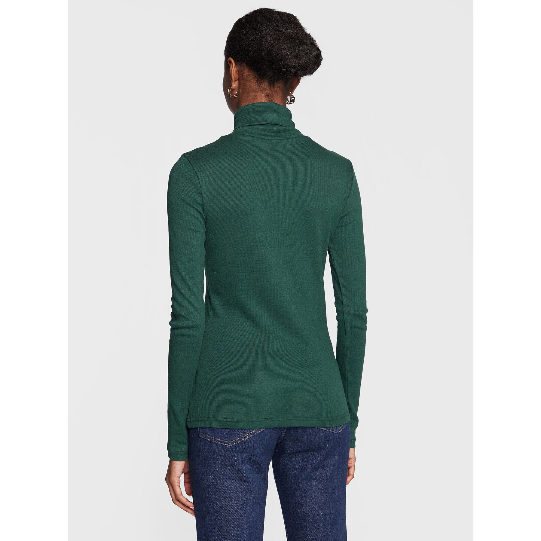 Tommy Hilfiger Поло WW0WW36149 Зелен Slim Fit - Pepit.bg