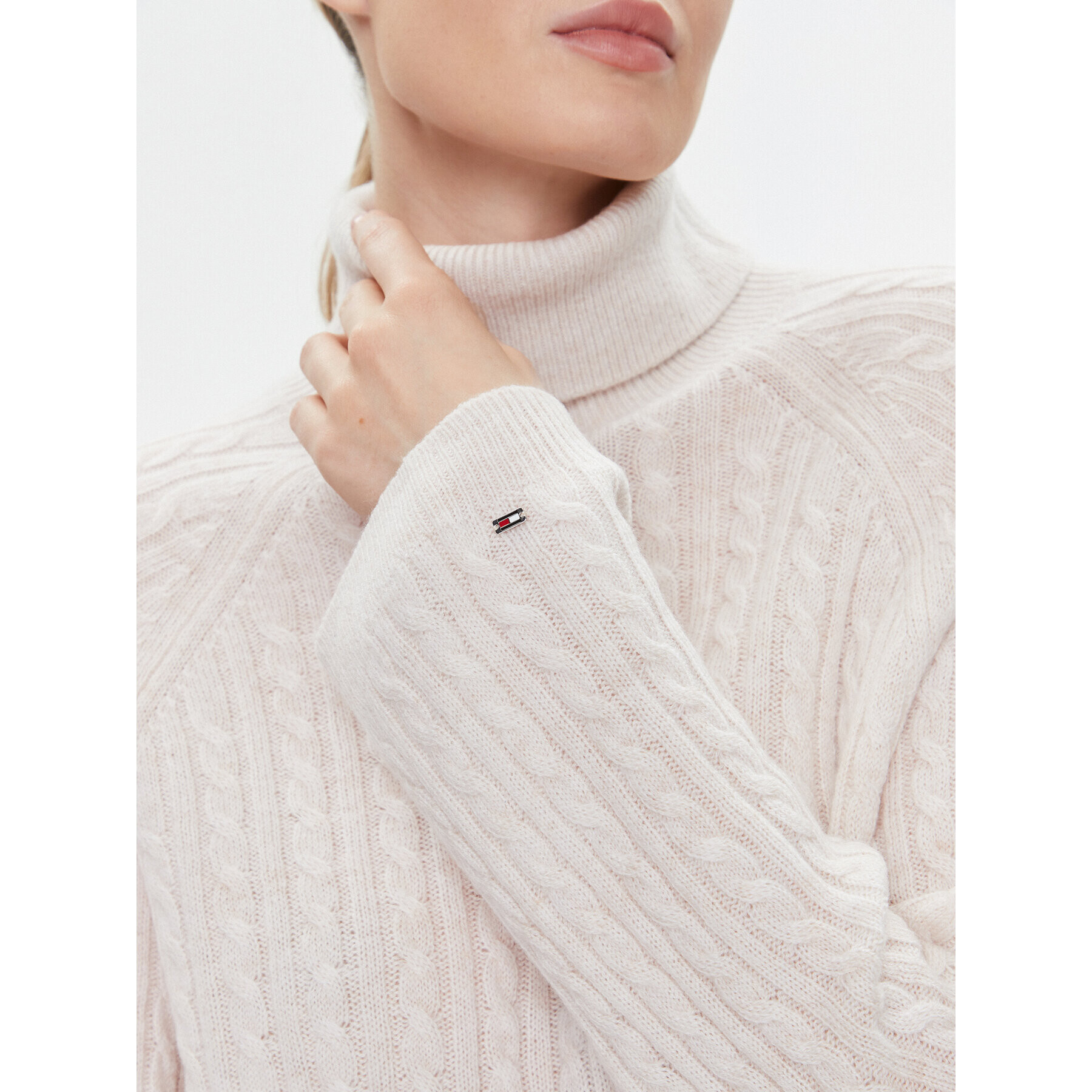 Tommy Hilfiger Поло WW0WW39904 Бежов Relaxed Fit - Pepit.bg