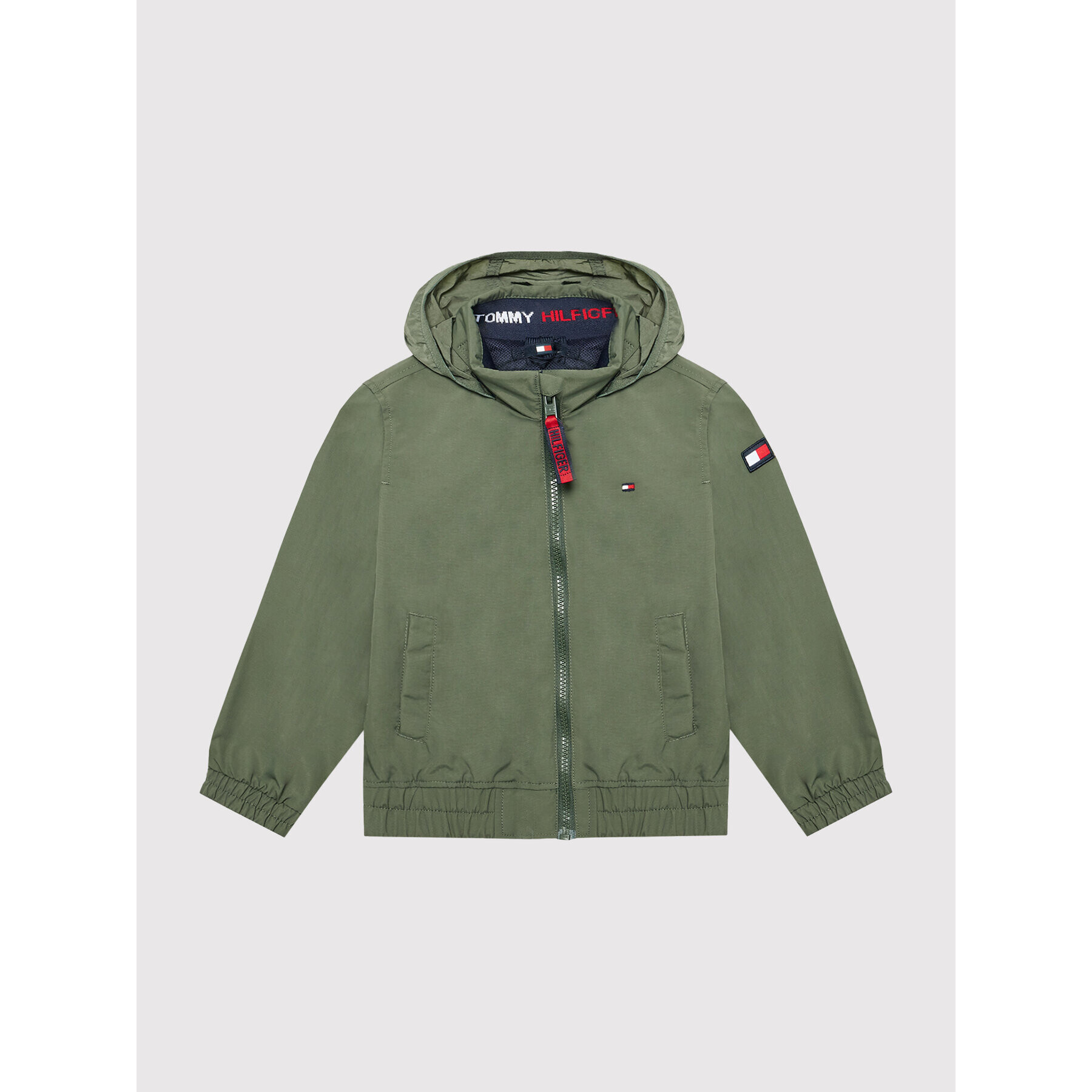 Tommy Hilfiger Преходно яке Essential KB0KB07102 D Зелен Regular Fit - Pepit.bg