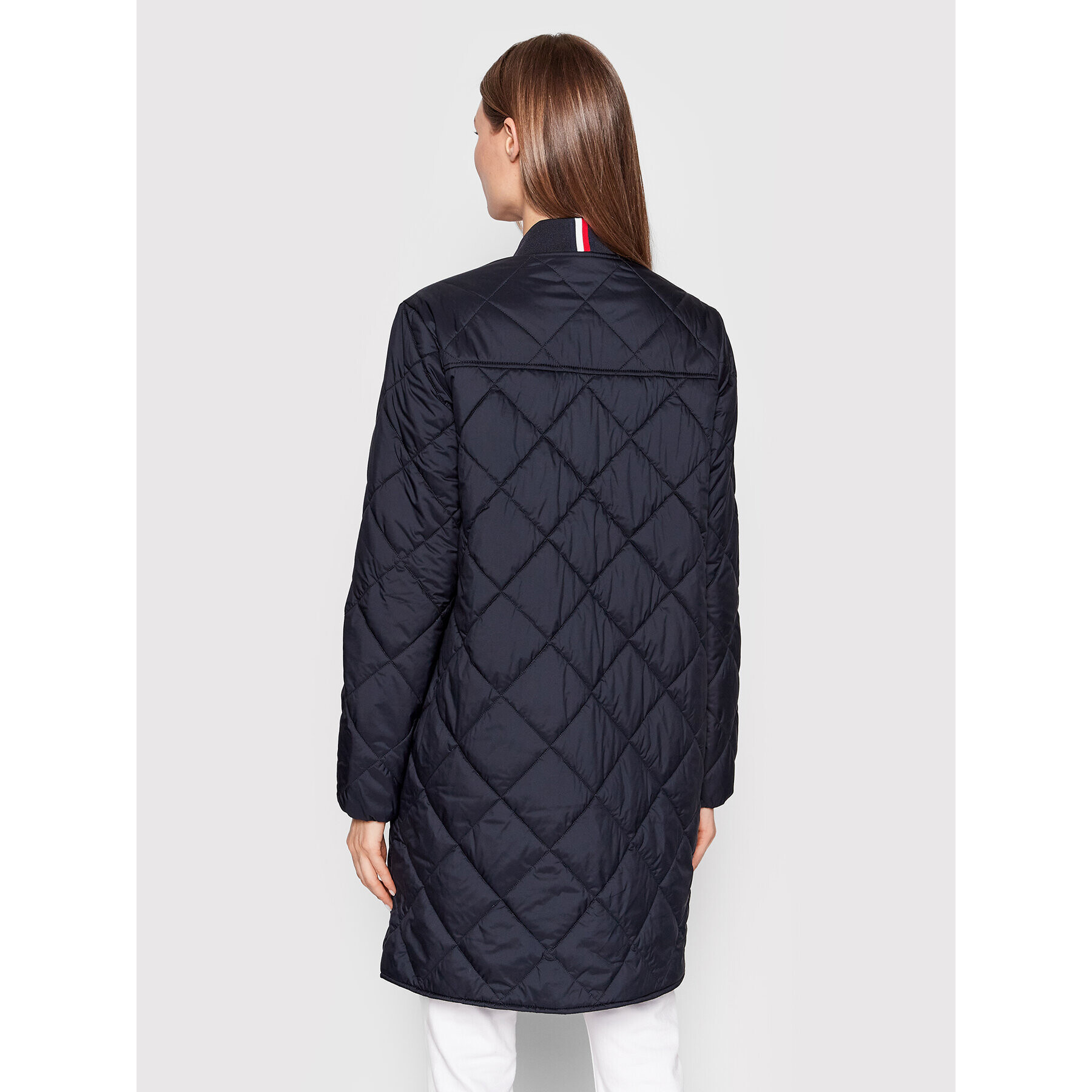 Tommy Hilfiger Преходно яке Quilted WW0WW34710 Тъмносин Regular Fit - Pepit.bg