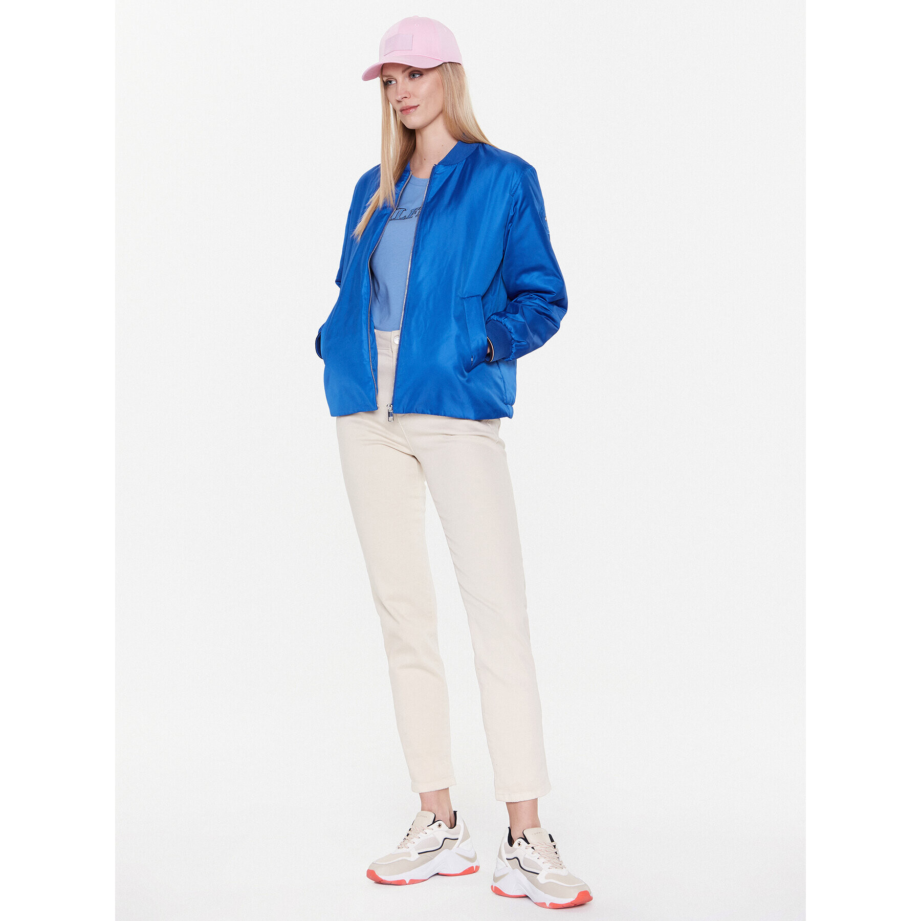 Tommy Hilfiger Преходно яке Clean WW0WW36944 Син Regular Fit - Pepit.bg