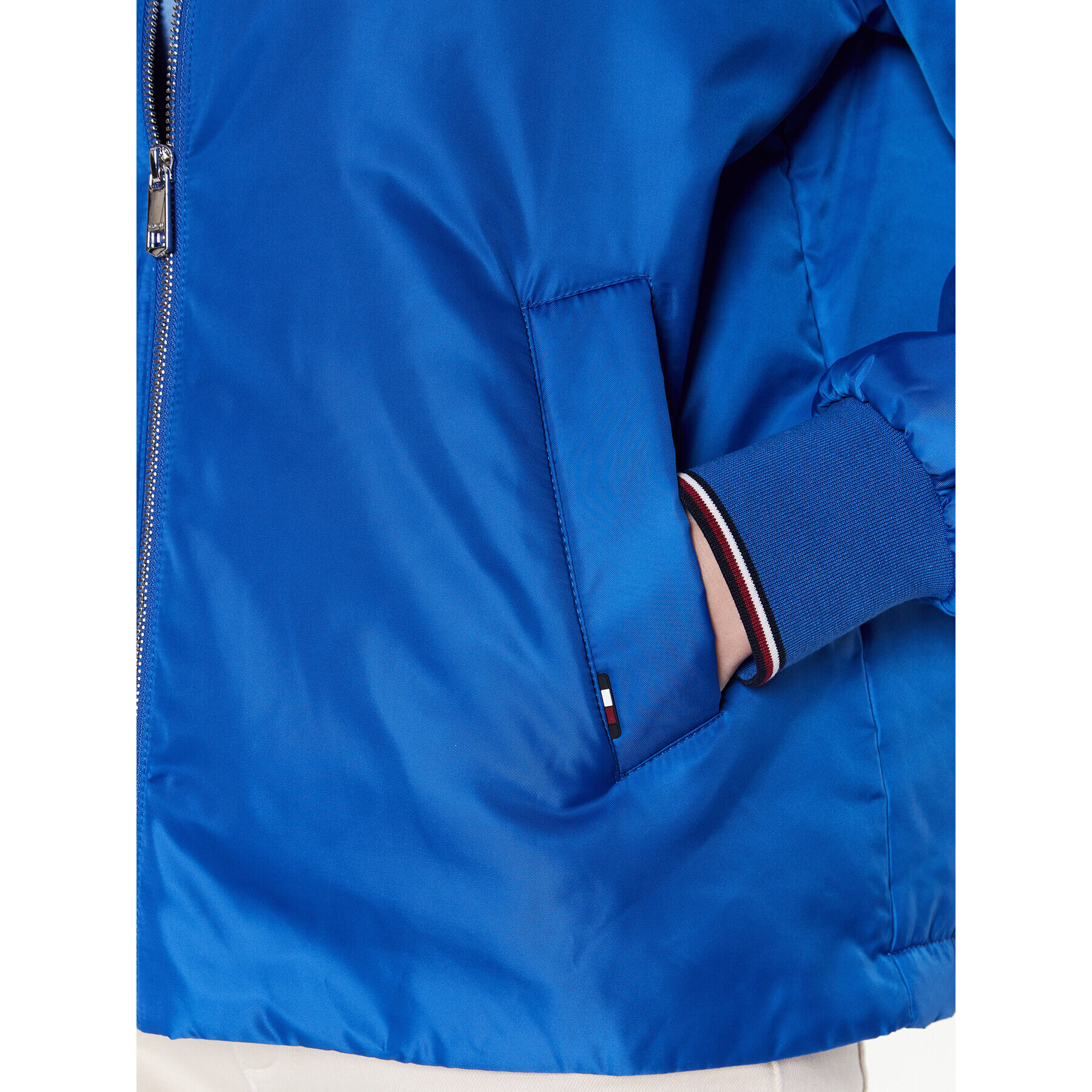 Tommy Hilfiger Преходно яке Clean WW0WW36944 Син Regular Fit - Pepit.bg