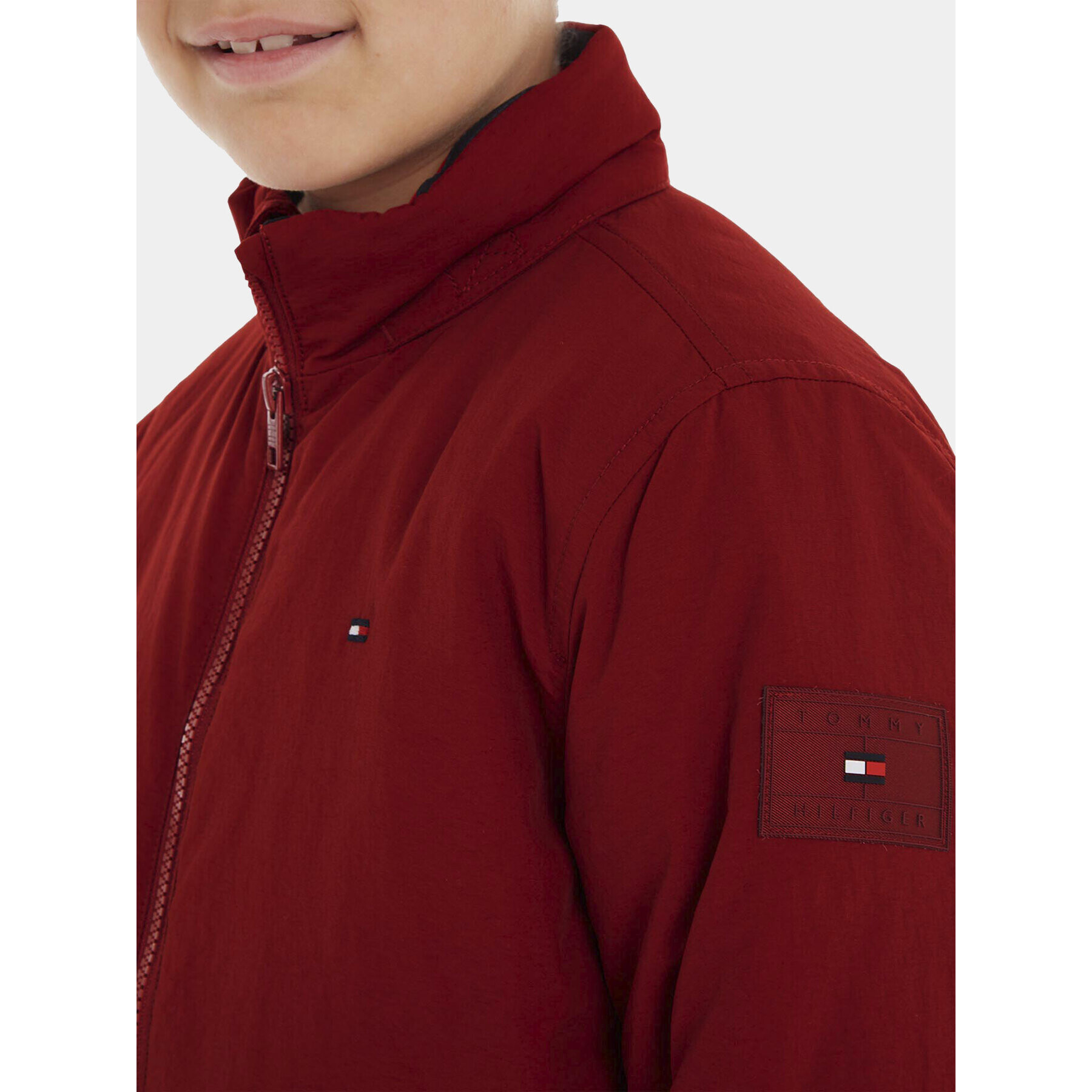 Tommy Hilfiger Преходно яке Essential KB0KB08337 D Бордо Regular Fit - Pepit.bg