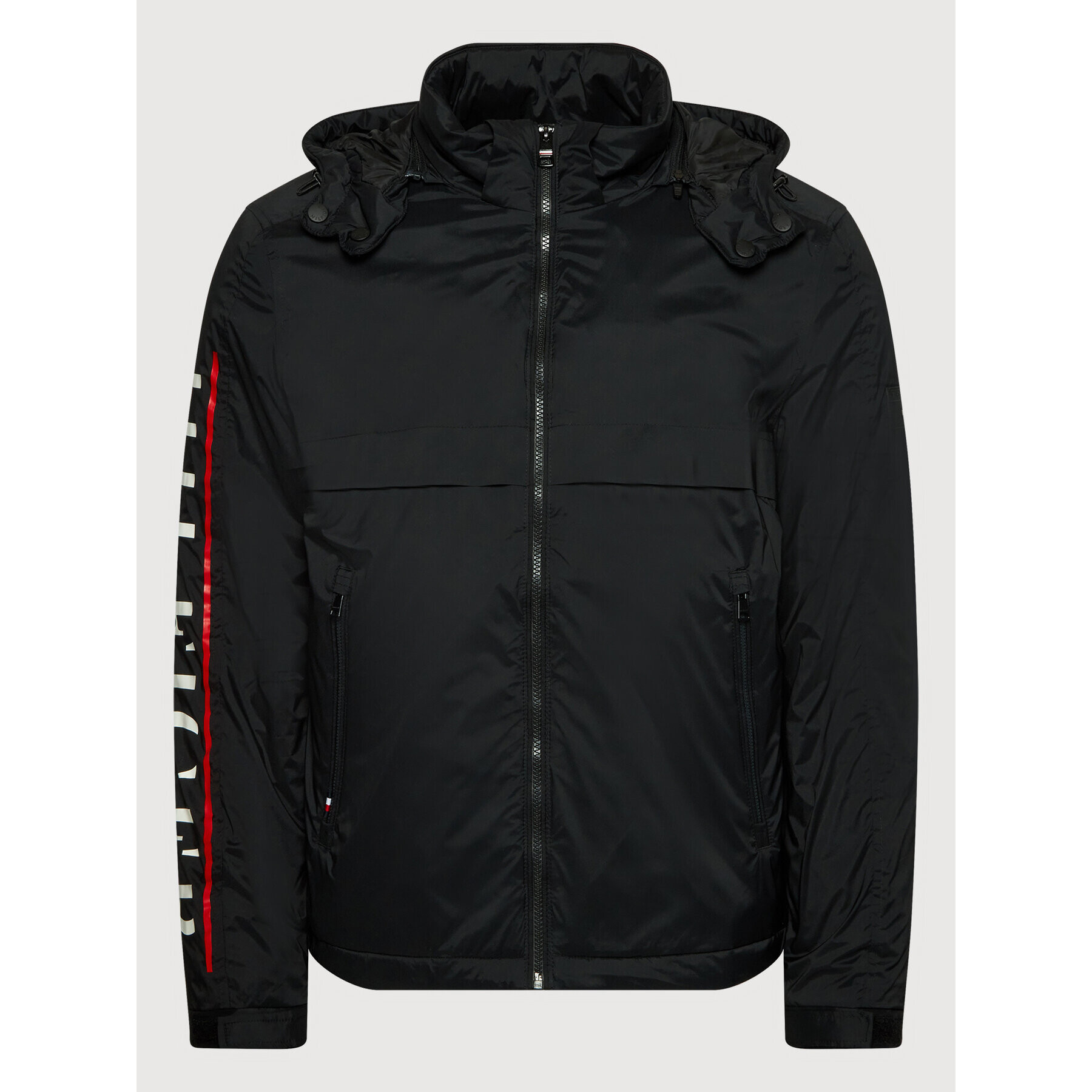 Tommy Hilfiger Преходно яке Removable MW0MW22484 Черен Regular Fit - Pepit.bg