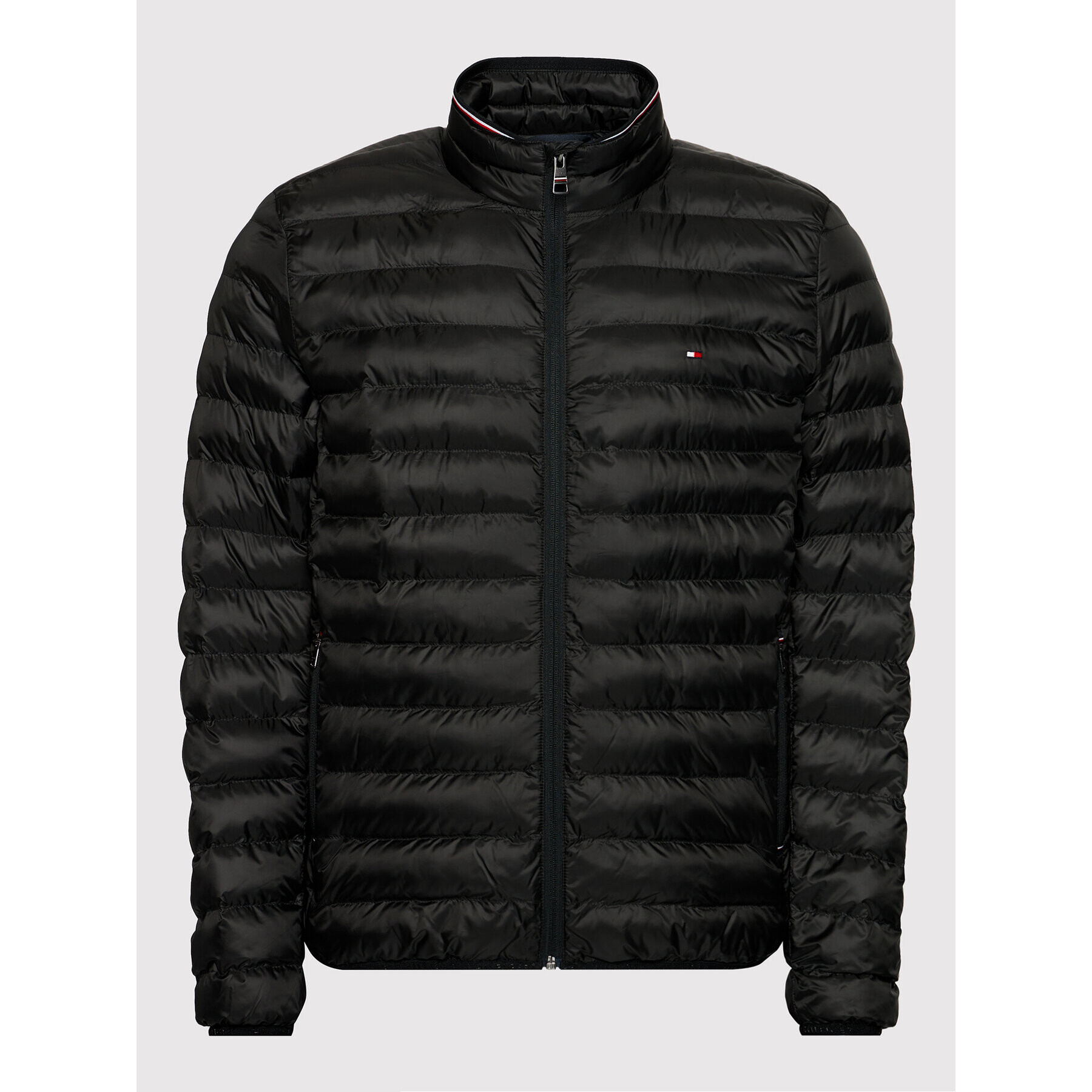 Tommy Hilfiger Пухено яке Core Circular MW0MW18763 Черен Regular Fit - Pepit.bg