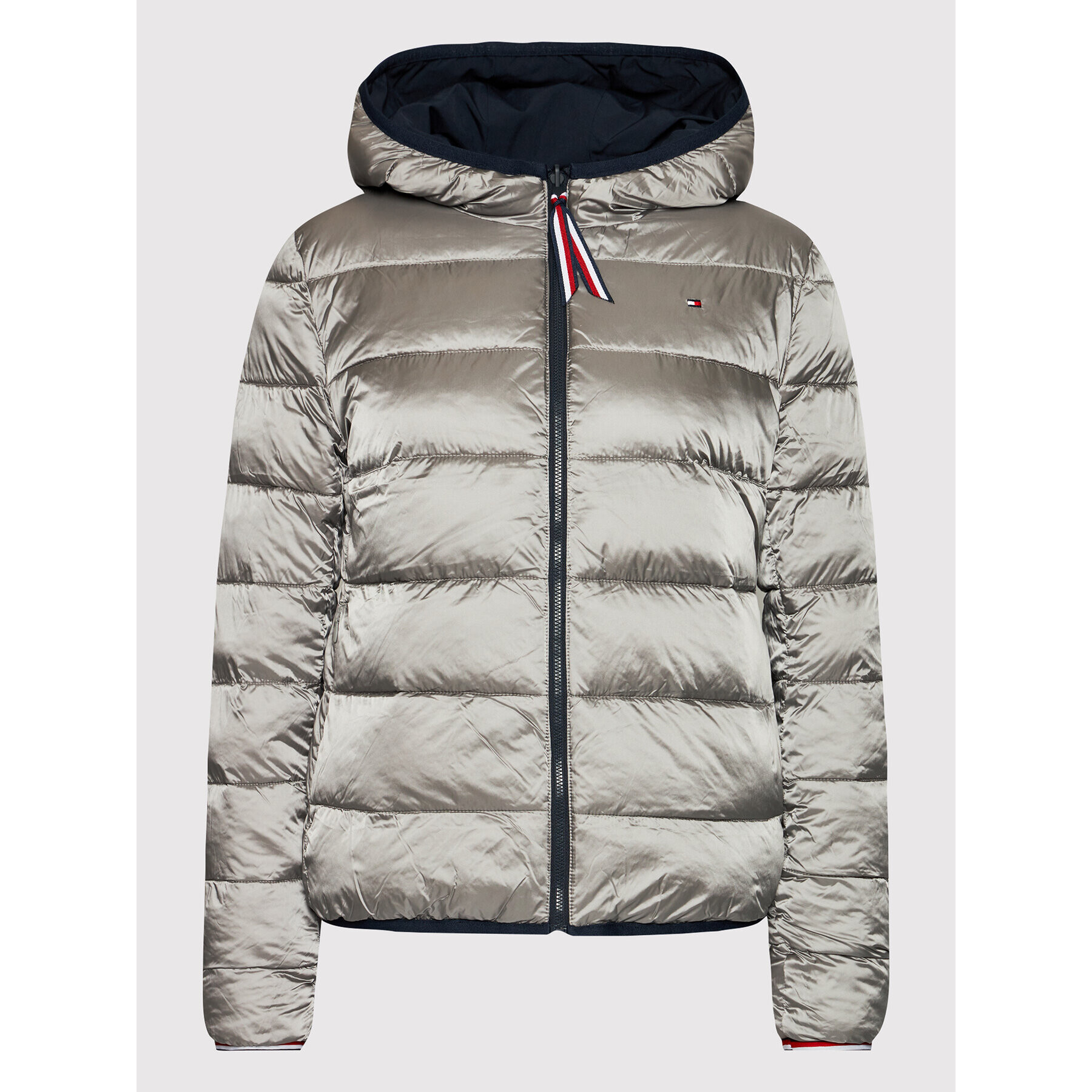 Tommy Hilfiger Пухено яке Ess Reversible WW0WW32036 Тъмносин Regular Fit - Pepit.bg