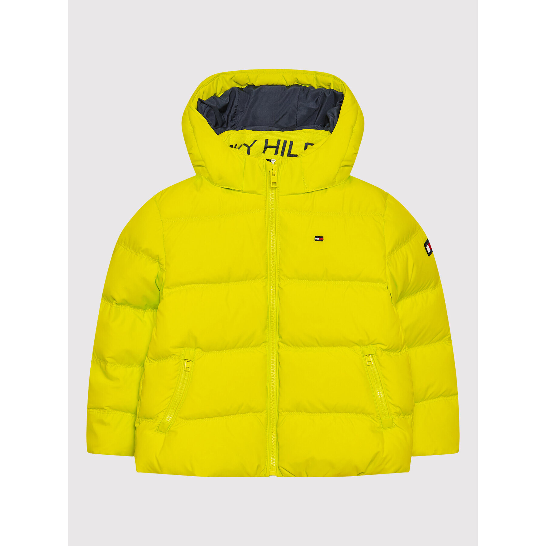 Tommy Hilfiger Пухено яке Essential Down KB0KB05879 M Зелен Regular Fit - Pepit.bg