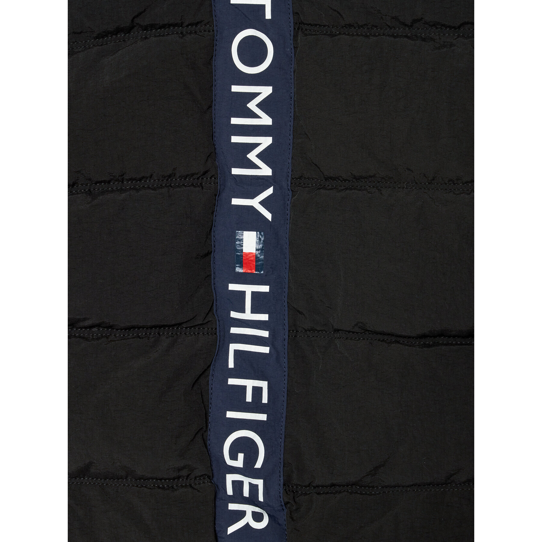 Tommy Hilfiger Пухено яке Essential KB0KB06978 M Черен Regular Fit - Pepit.bg