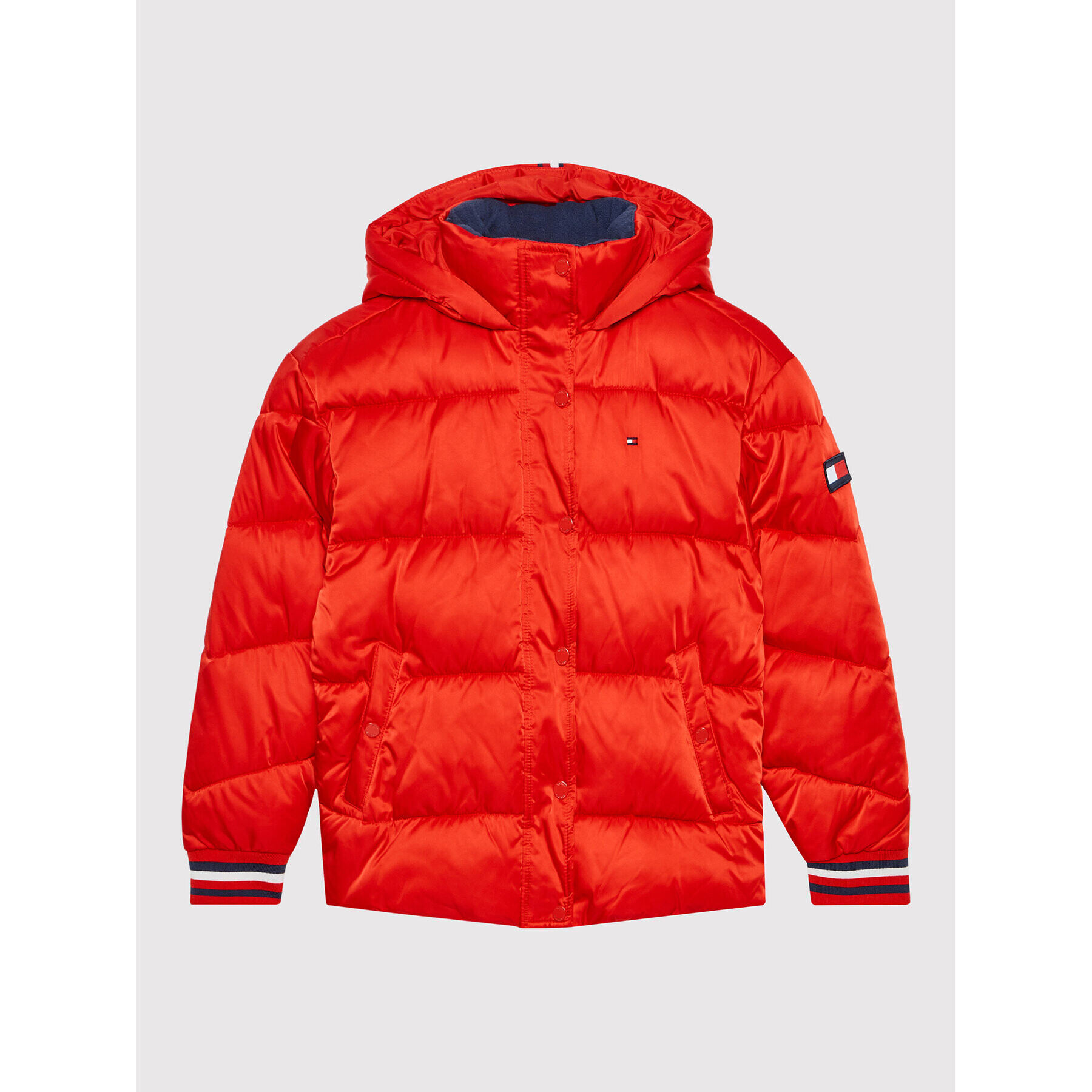 Tommy Hilfiger Пухено яке Essential KG0KG06054 M Червен Regular Fit - Pepit.bg