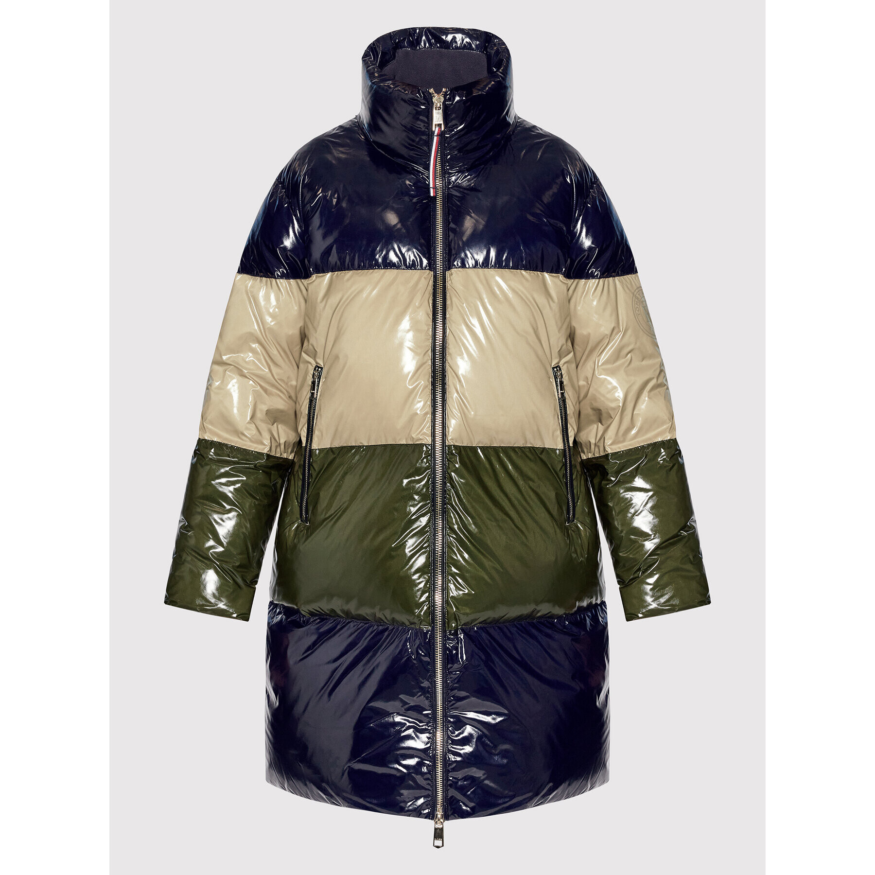 Tommy Hilfiger Пухено яке Glossy Down WW0WW31784 Цветен Regular Fit - Pepit.bg