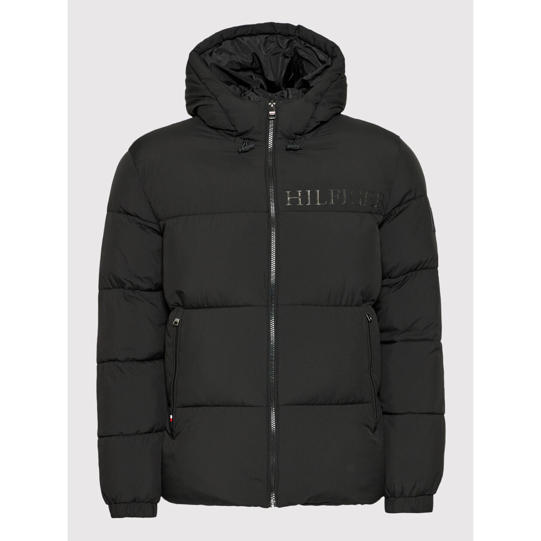 Tommy Hilfiger Пухено яке High Loft MW0MW19656 Черен Regular Fit - Pepit.bg