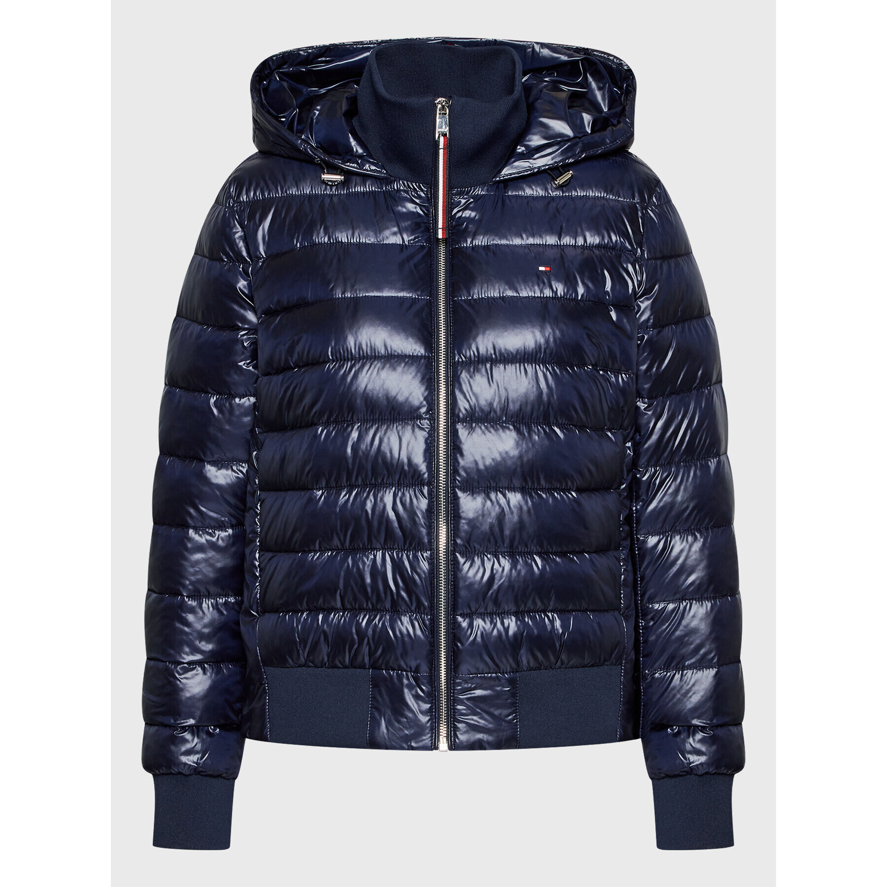 Tommy Hilfiger Пухено яке Sporty Sorona WW0WW35088 Тъмносин Regular Fit - Pepit.bg