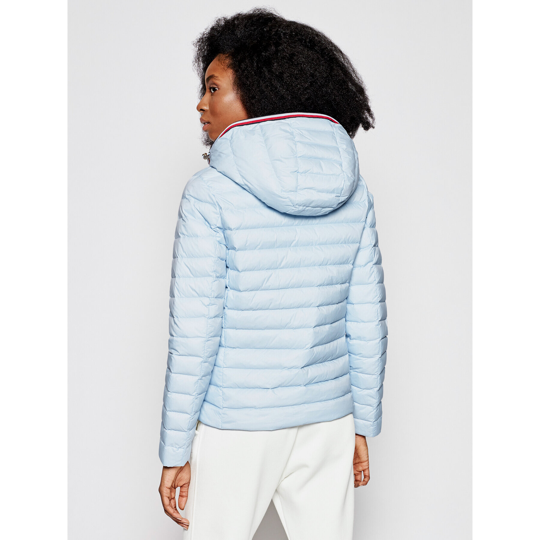 Tommy Hilfiger Пухено яке Essential WW0WW30842 Син Regular Fit - Pepit.bg