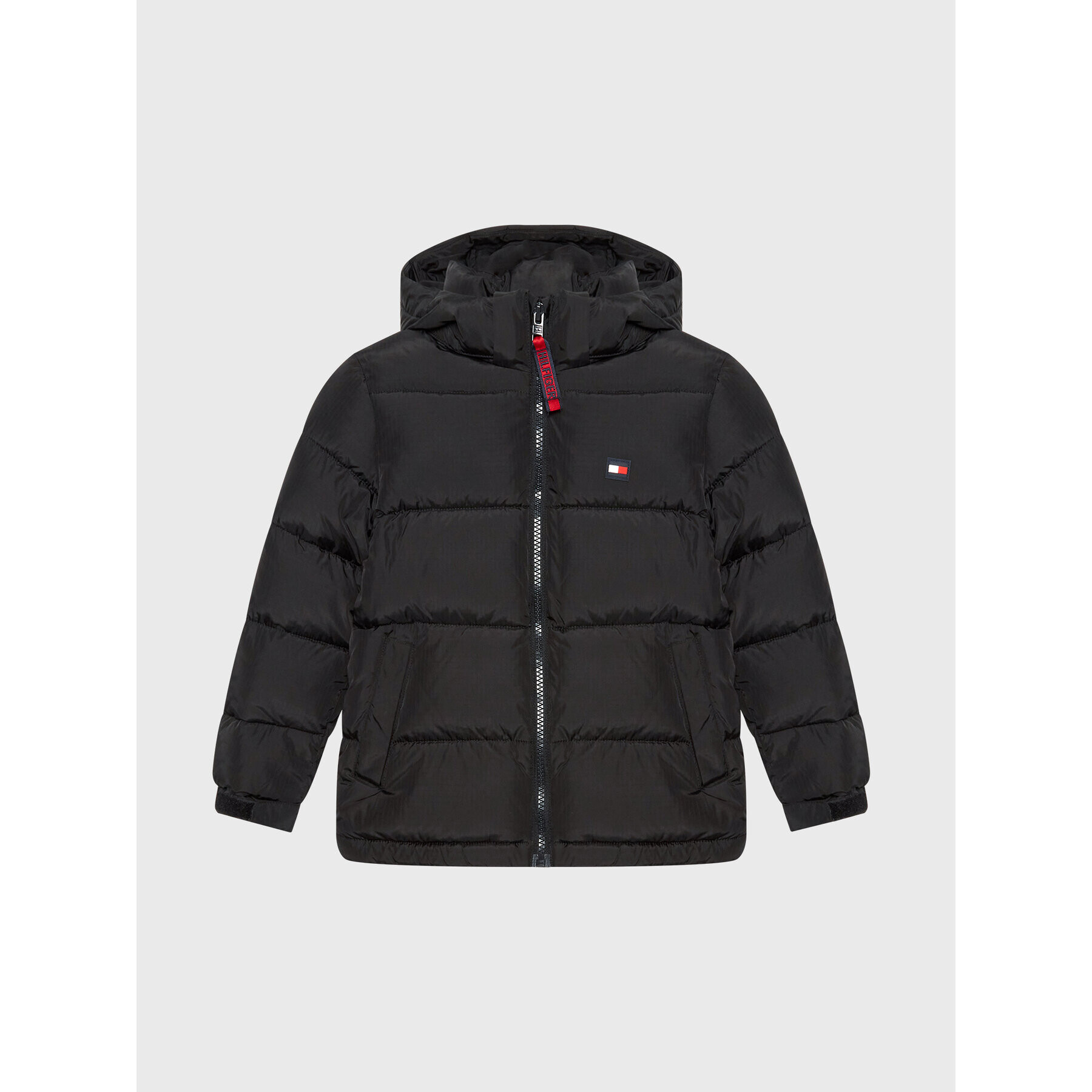 Tommy Hilfiger Пухено яке Alaska KS0KS00281 D Черен Regular Fit - Pepit.bg