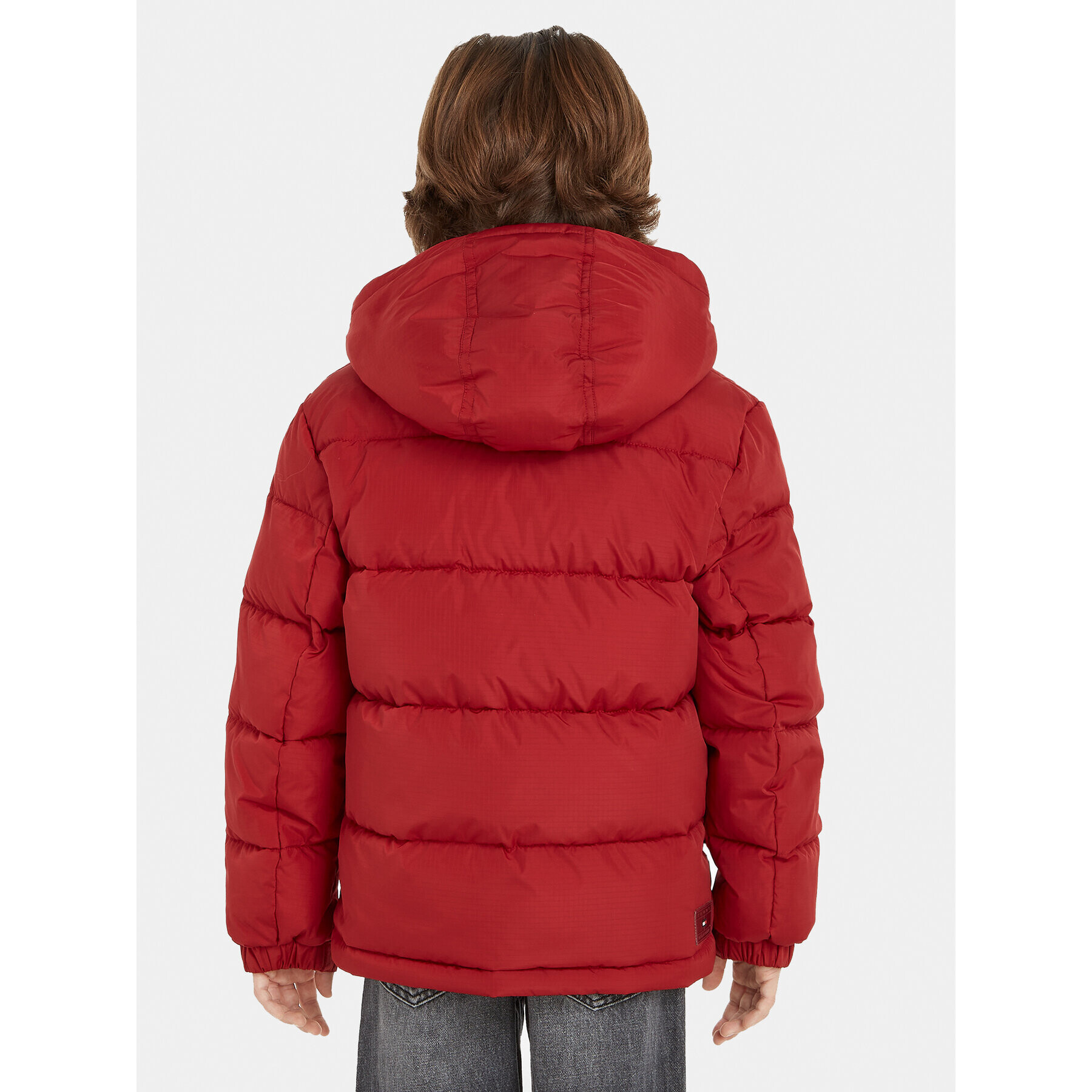 Tommy Hilfiger Пухено яке Alaska KS0KS00402 D Бордо Regular Fit - Pepit.bg