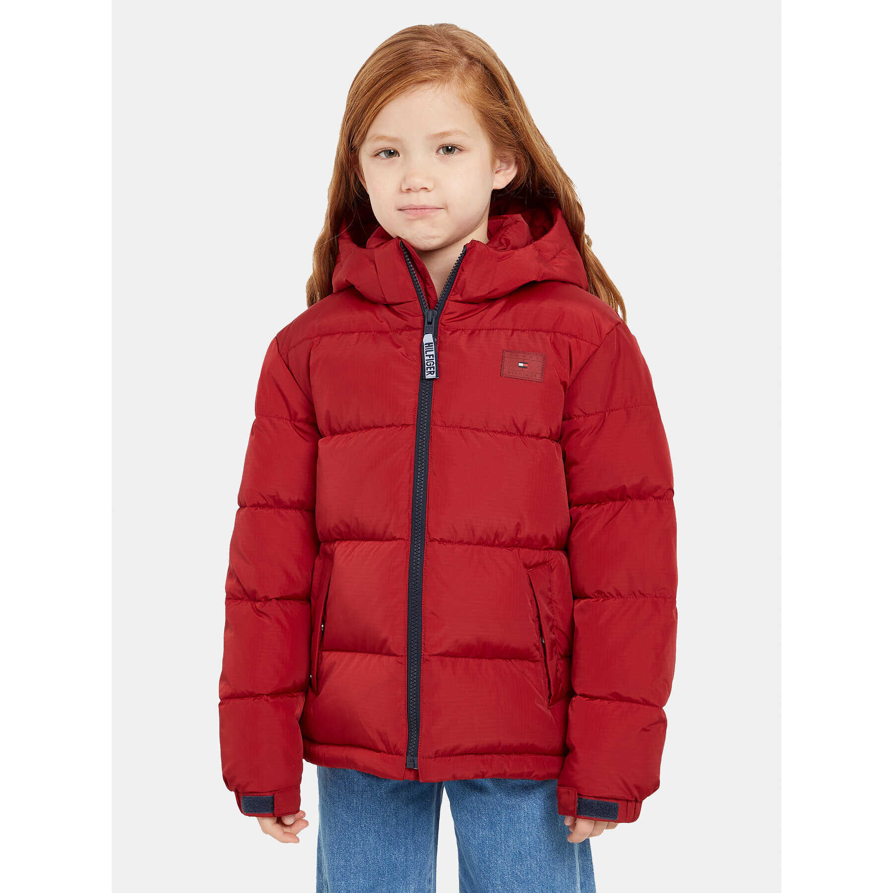 Tommy Hilfiger Пухено яке Alaska KS0KS00402 D Бордо Regular Fit - Pepit.bg