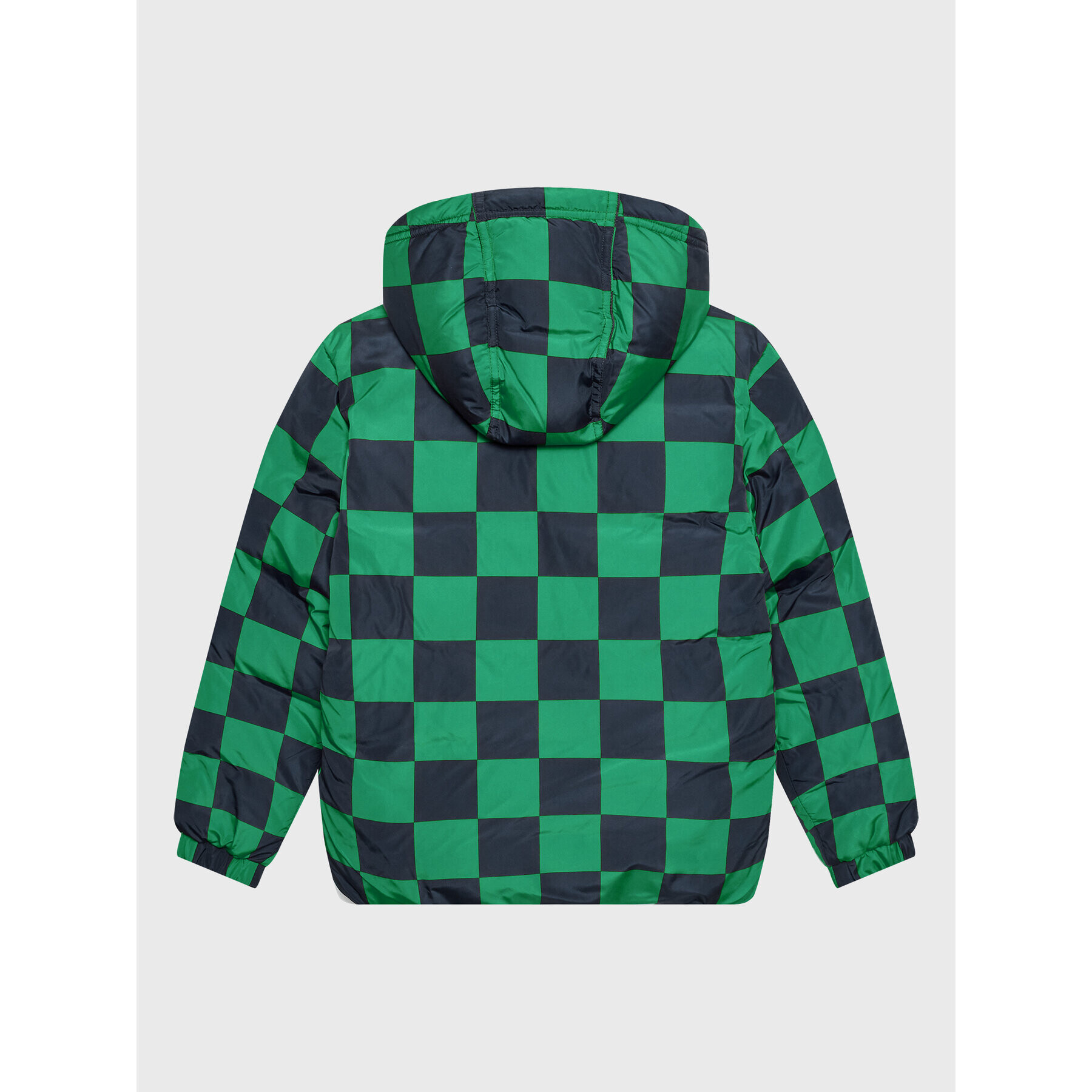 Tommy Hilfiger Пухено яке Checker Board KB0KB07814 D Тъмносин Regular Fit - Pepit.bg