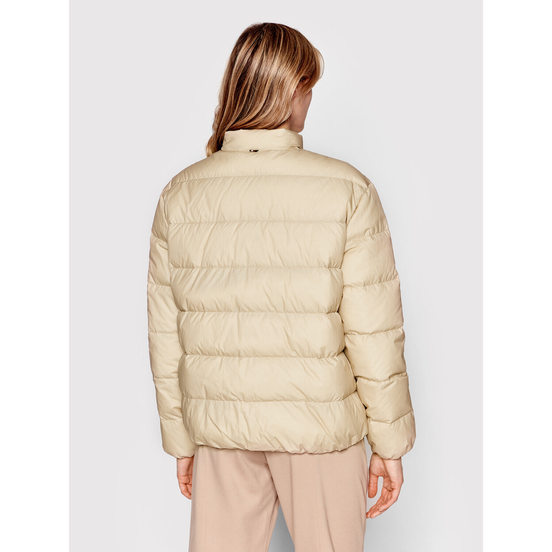 Tommy Hilfiger Пухено яке Chic WW0WW34010 Бежов Regular Fit - Pepit.bg