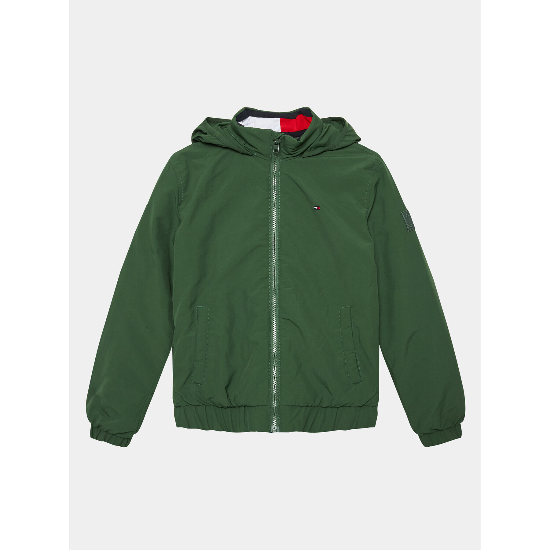 Tommy Hilfiger Пухено яке Essential KB0KB08337 D Зелен Regular Fit - Pepit.bg