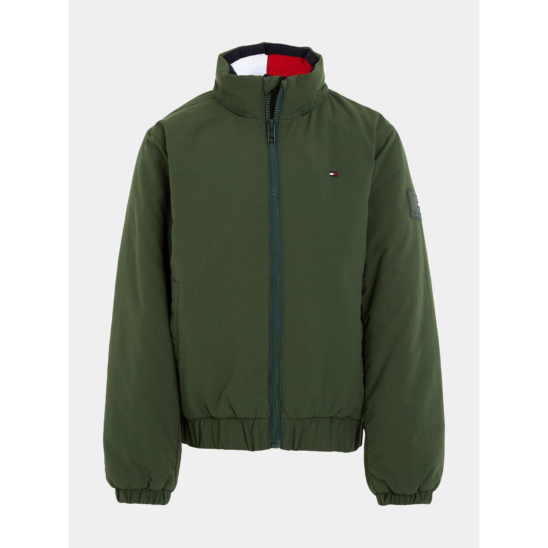 Tommy Hilfiger Пухено яке Essential KB0KB08337 D Зелен Regular Fit - Pepit.bg