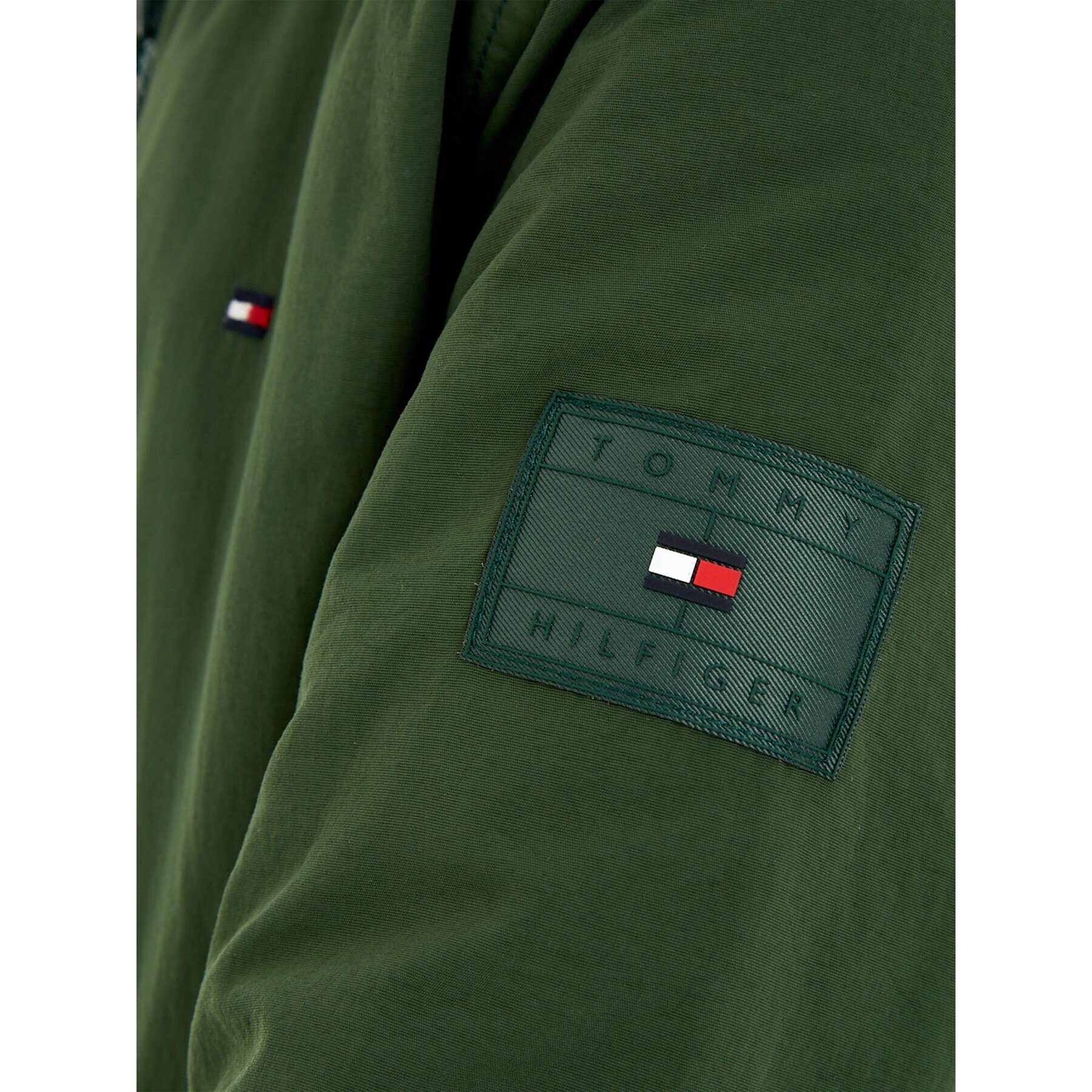 Tommy Hilfiger Пухено яке Essential KB0KB08337 D Зелен Regular Fit - Pepit.bg