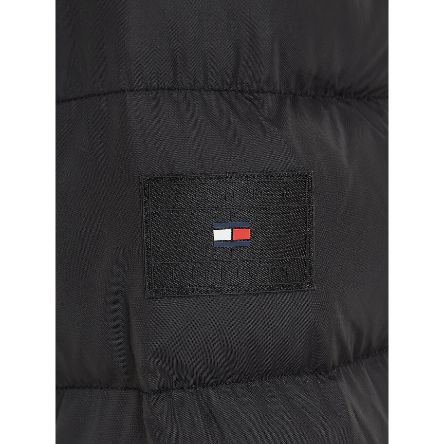 Tommy Hilfiger Пухено яке Essential KB0KB08341 D Черен Regular Fit - Pepit.bg