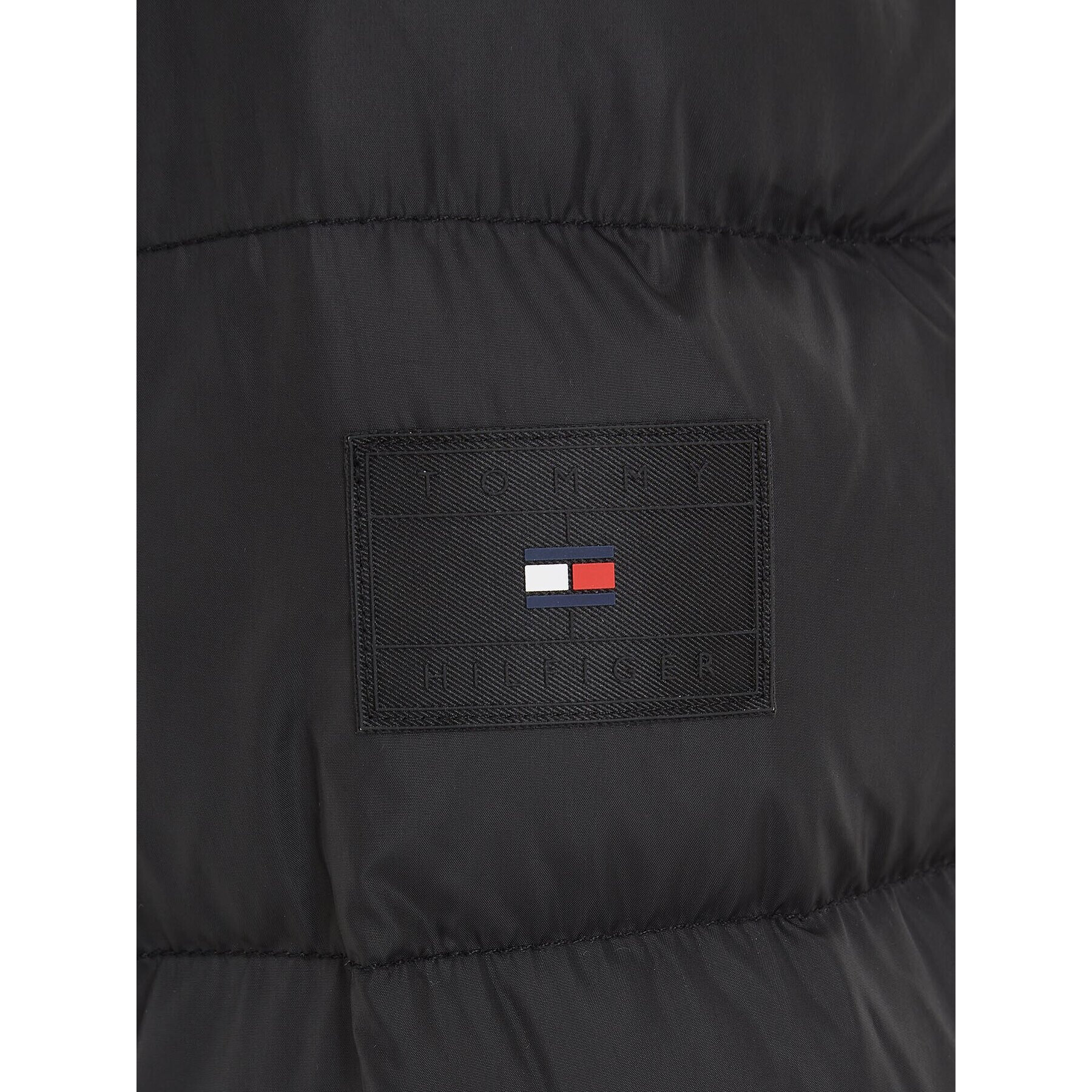 Tommy Hilfiger Пухено яке Essential KB0KB08341 M Черен Regular Fit - Pepit.bg