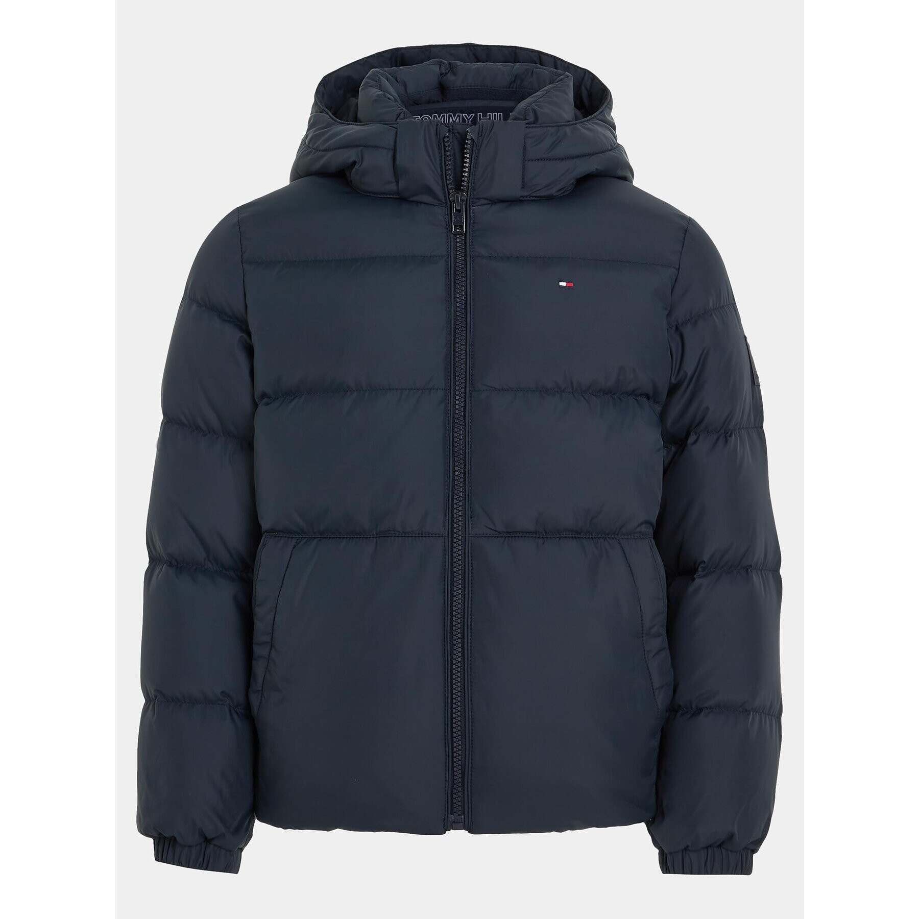 Tommy Hilfiger Пухено яке Essential KB0KB08341 M Тъмносин Regular Fit - Pepit.bg
