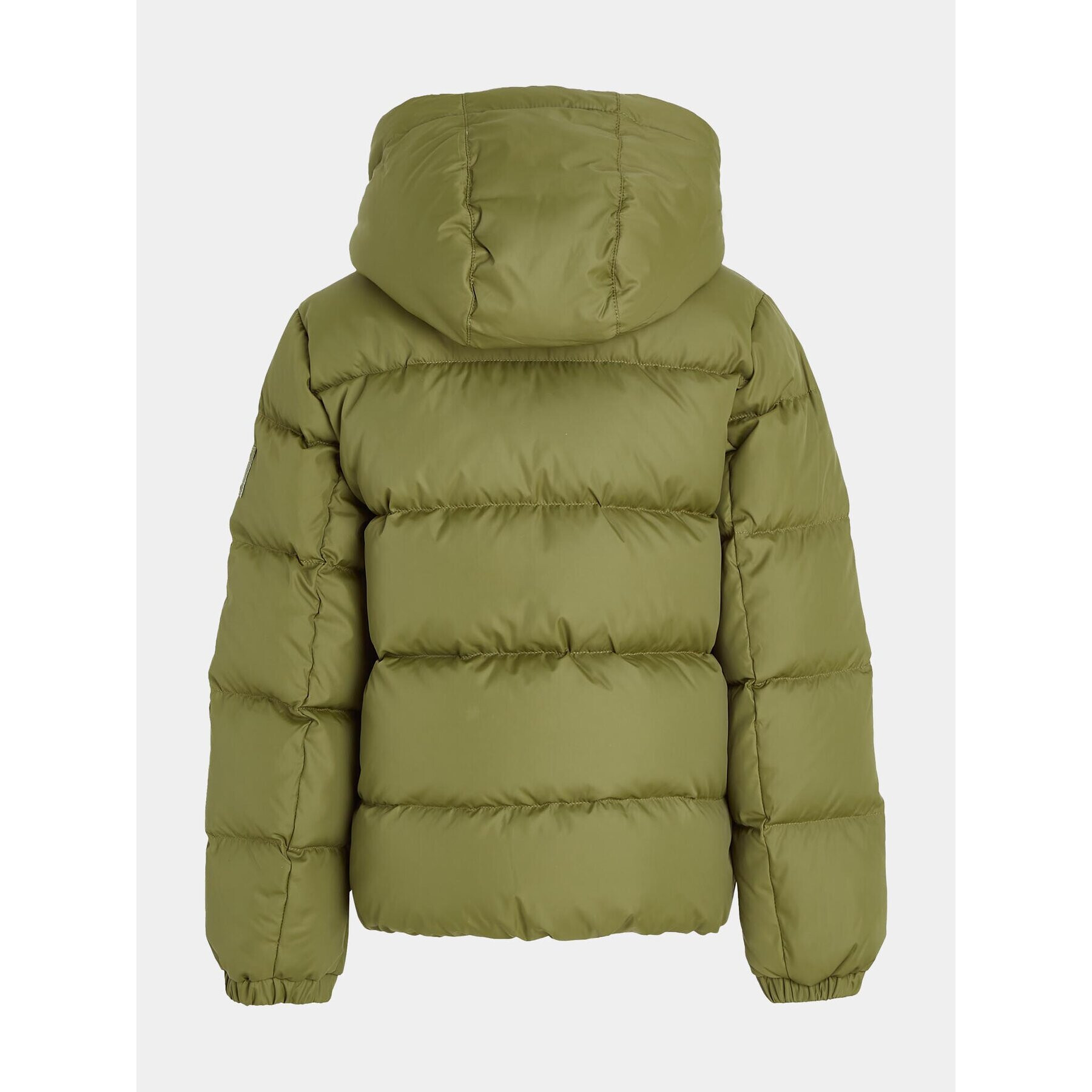 Tommy Hilfiger Пухено яке Essential KB0KB08341 M Зелен Regular Fit - Pepit.bg