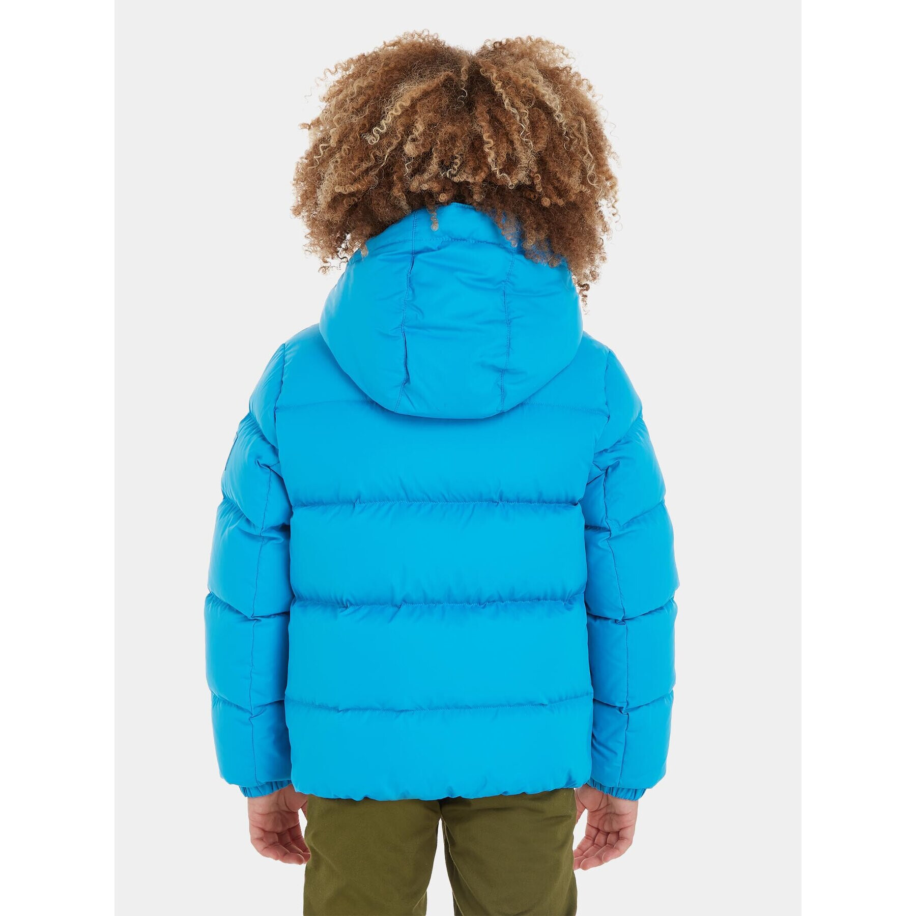 Tommy Hilfiger Пухено яке Essential KB0KB08341 S Син Regular Fit - Pepit.bg