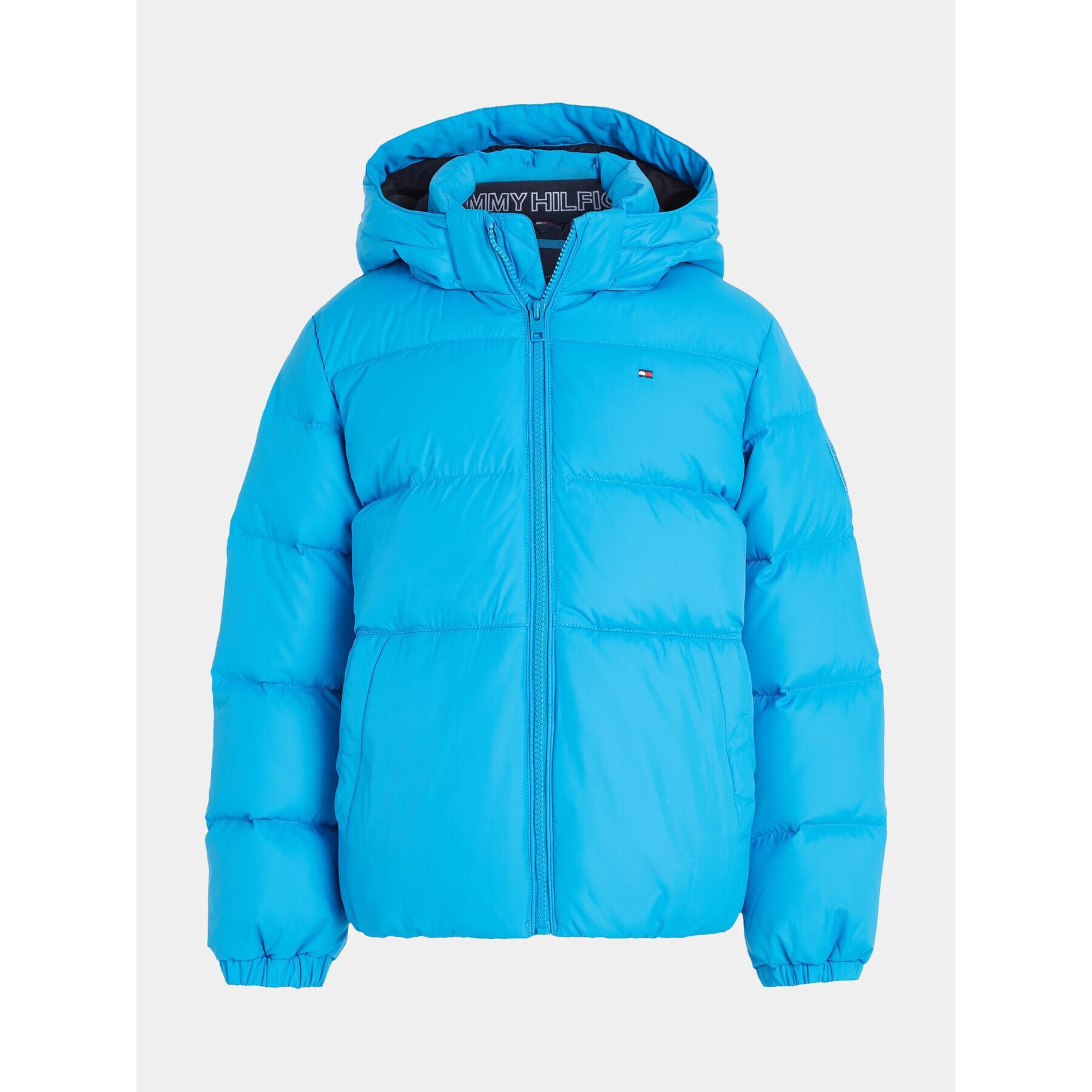Tommy Hilfiger Пухено яке Essential KB0KB08341 S Син Regular Fit - Pepit.bg