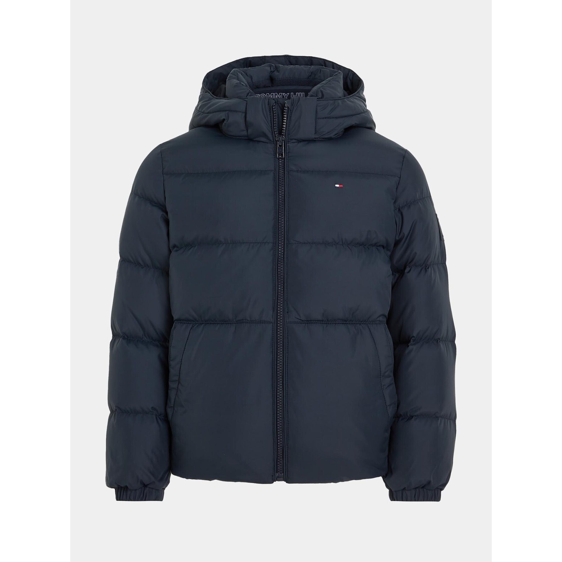 Tommy Hilfiger Пухено яке Essential KB0KB08341 S Тъмносин Regular Fit - Pepit.bg