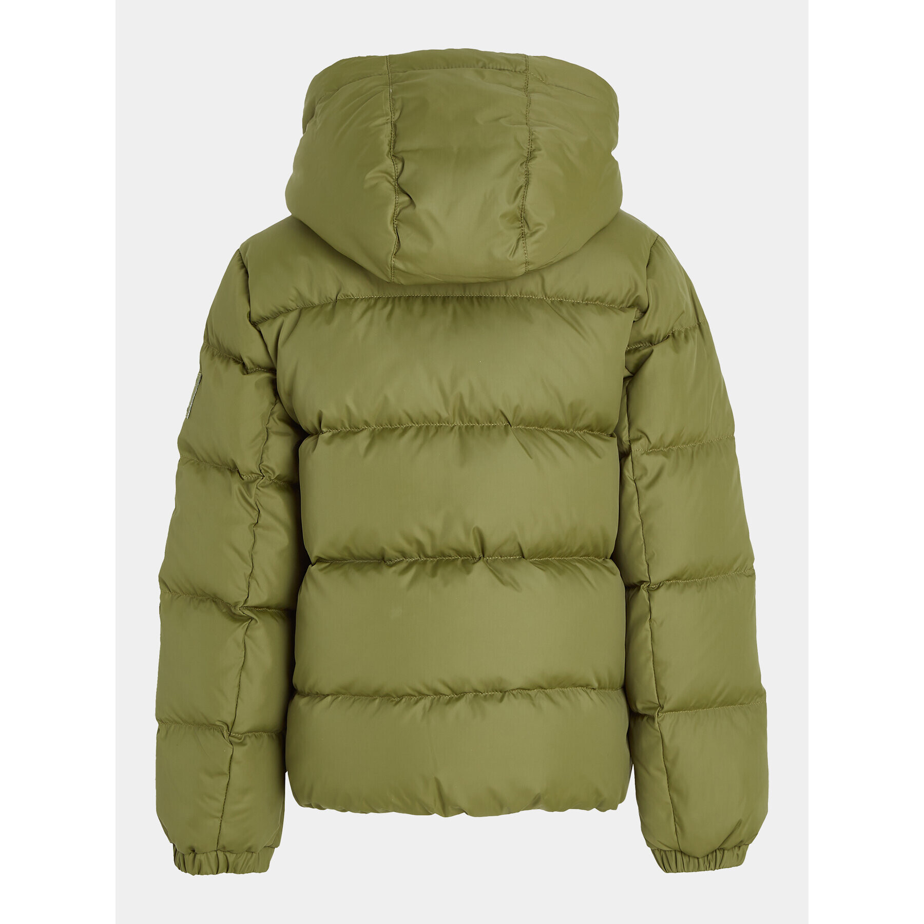 Tommy Hilfiger Пухено яке Essential KB0KB08341 S Зелен Regular Fit - Pepit.bg