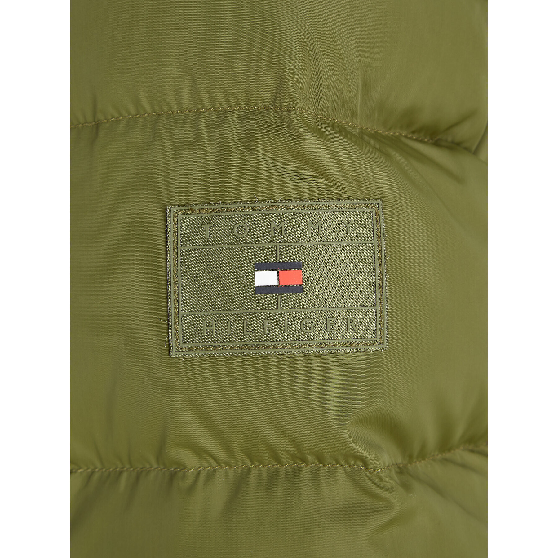 Tommy Hilfiger Пухено яке Essential KB0KB08341 S Зелен Regular Fit - Pepit.bg