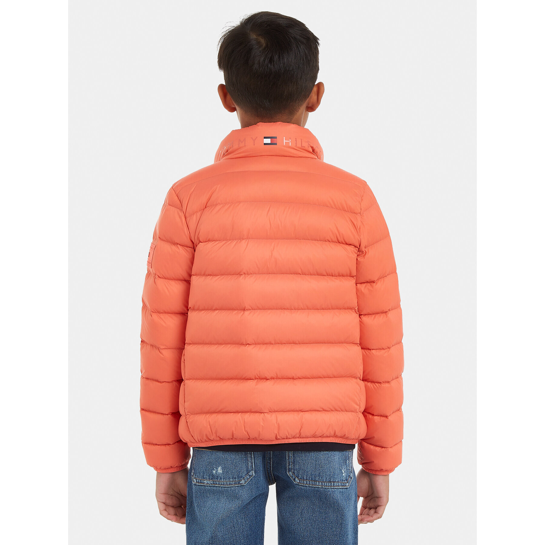 Tommy Hilfiger Пухено яке Essential KS0KS00440 D Розов Regular Fit - Pepit.bg