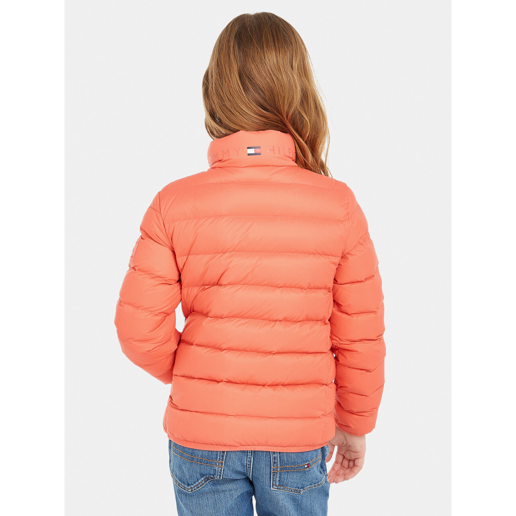 Tommy Hilfiger Пухено яке Essential KS0KS00440 D Розов Regular Fit - Pepit.bg