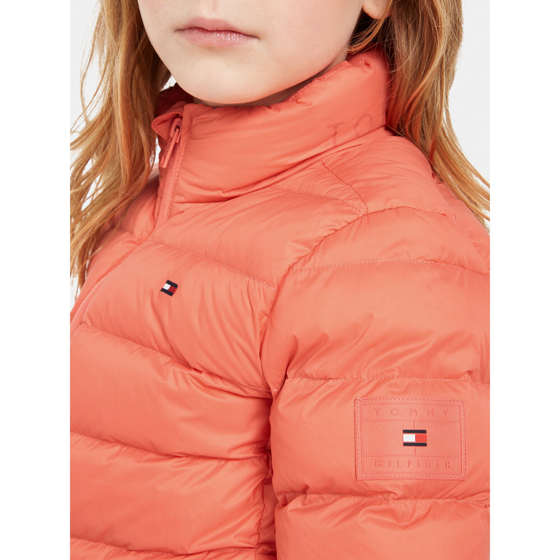 Tommy Hilfiger Пухено яке Essential KS0KS00440 D Розов Regular Fit - Pepit.bg