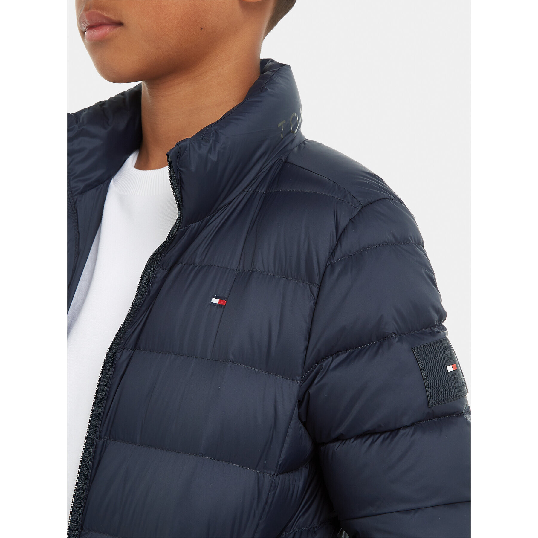 Tommy Hilfiger Пухено яке Essential KS0KS00440 D Тъмносин Regular Fit - Pepit.bg