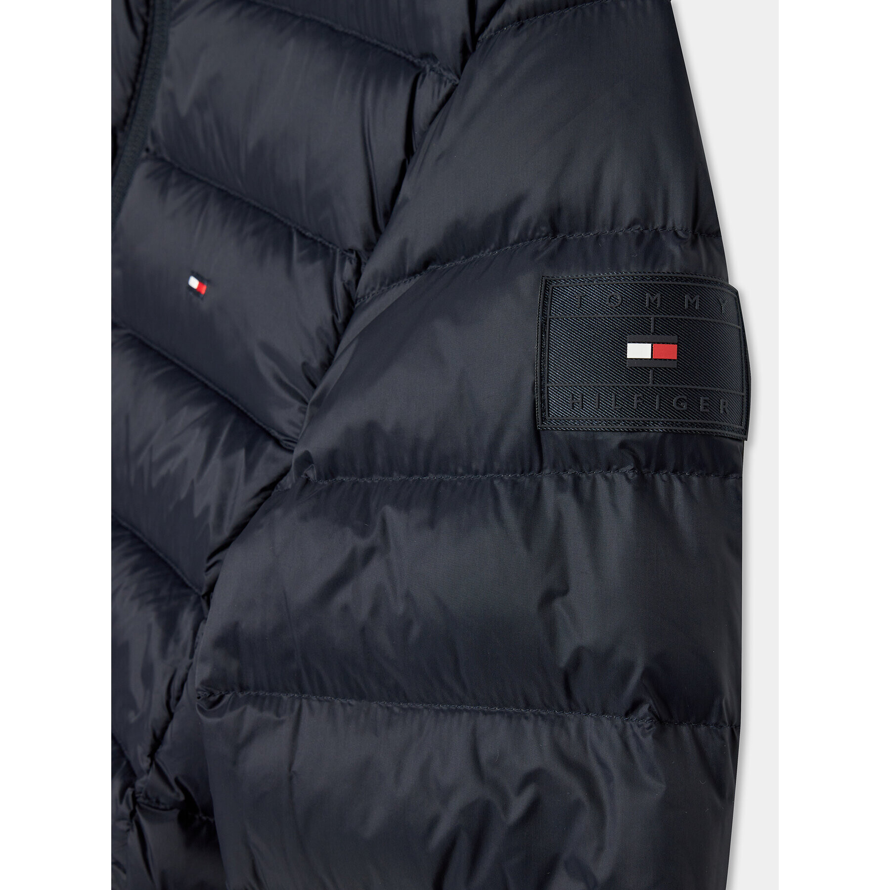 Tommy Hilfiger Пухено яке Essential KS0KS00568 D Тъмносин Regular Fit - Pepit.bg