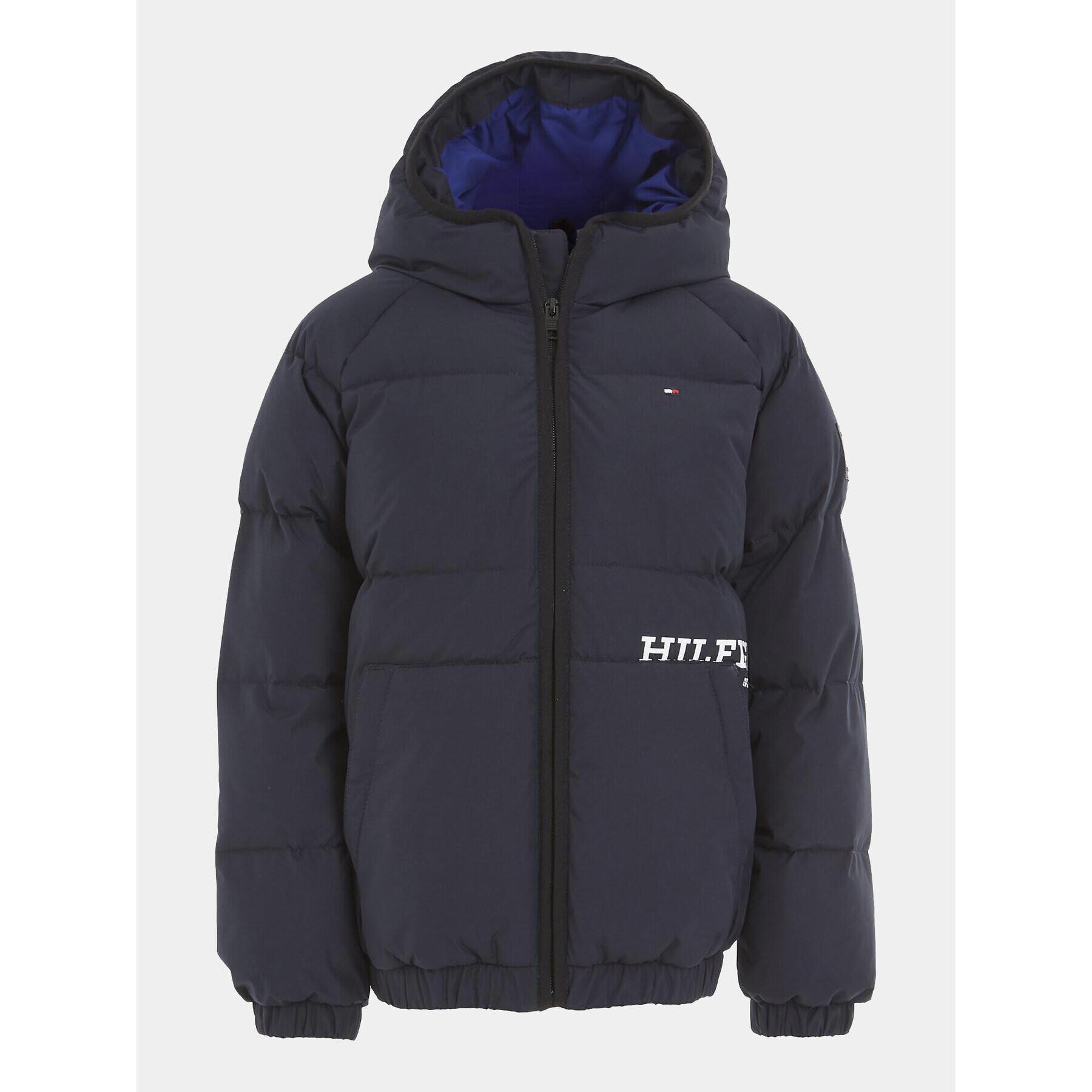 Tommy Hilfiger Пухено яке KB0KB08342 D Син Regular Fit - Pepit.bg