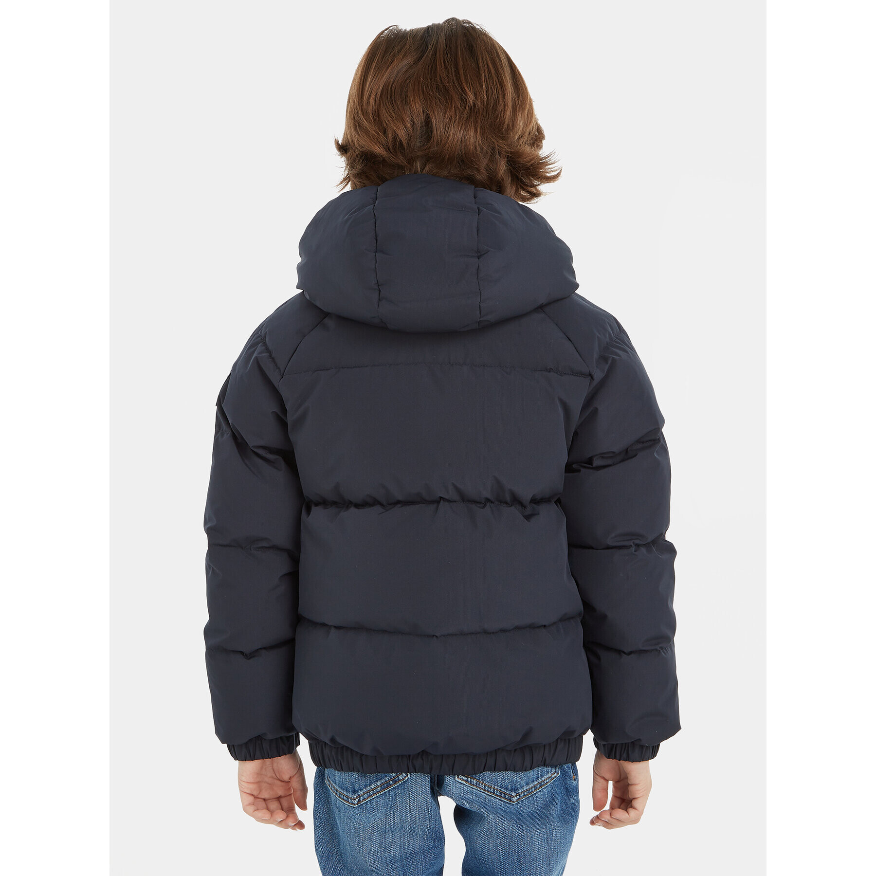 Tommy Hilfiger Пухено яке KB0KB08342 Тъмносин Regular Fit - Pepit.bg