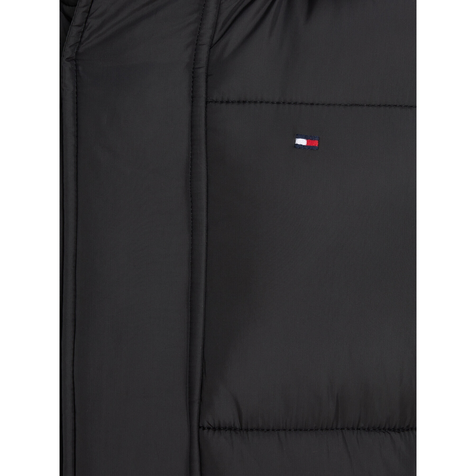 Tommy Hilfiger Пухено яке KB0KB08558 S Черен Regular Fit - Pepit.bg
