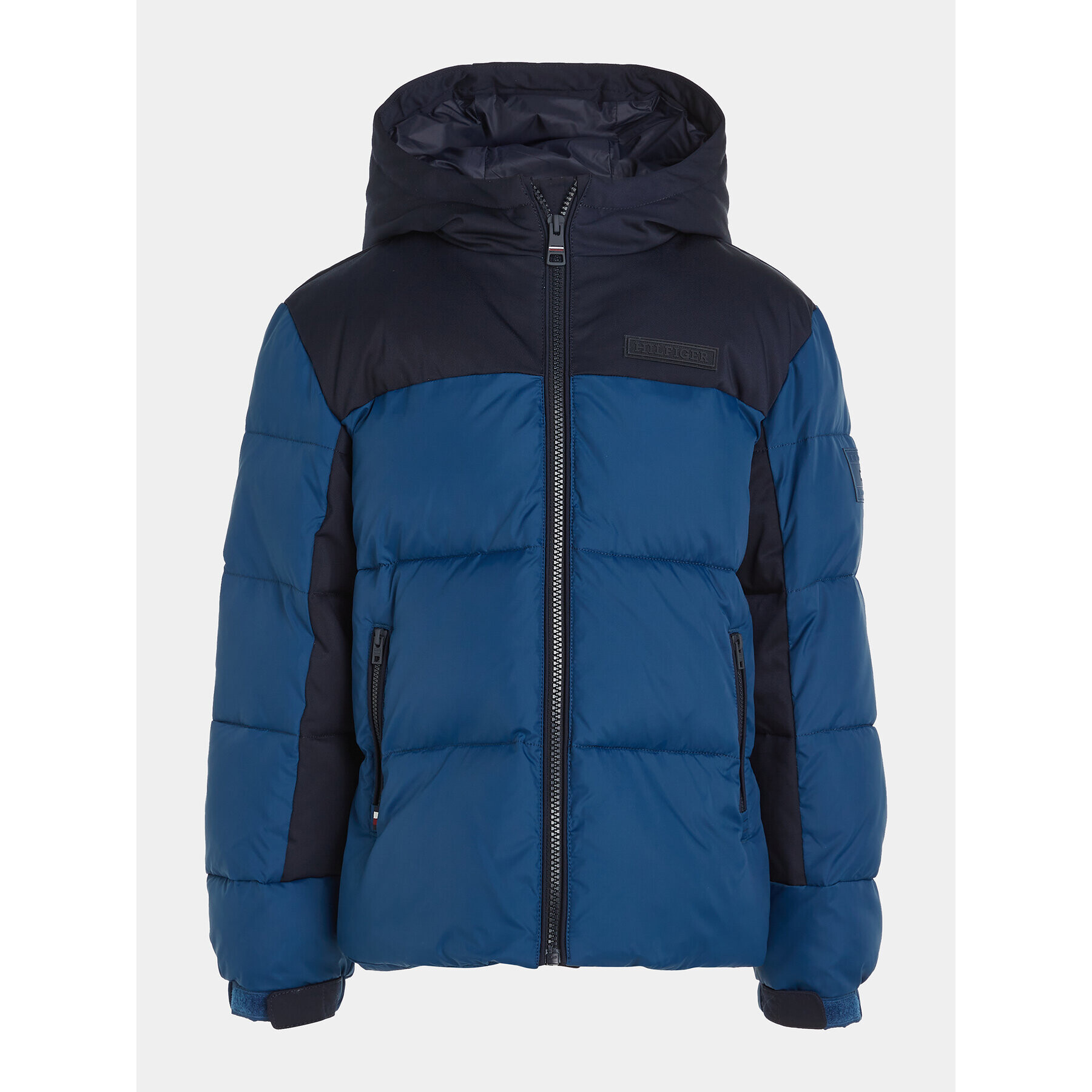 Tommy Hilfiger Пухено яке KB0KB08785 S Син Regular Fit - Pepit.bg