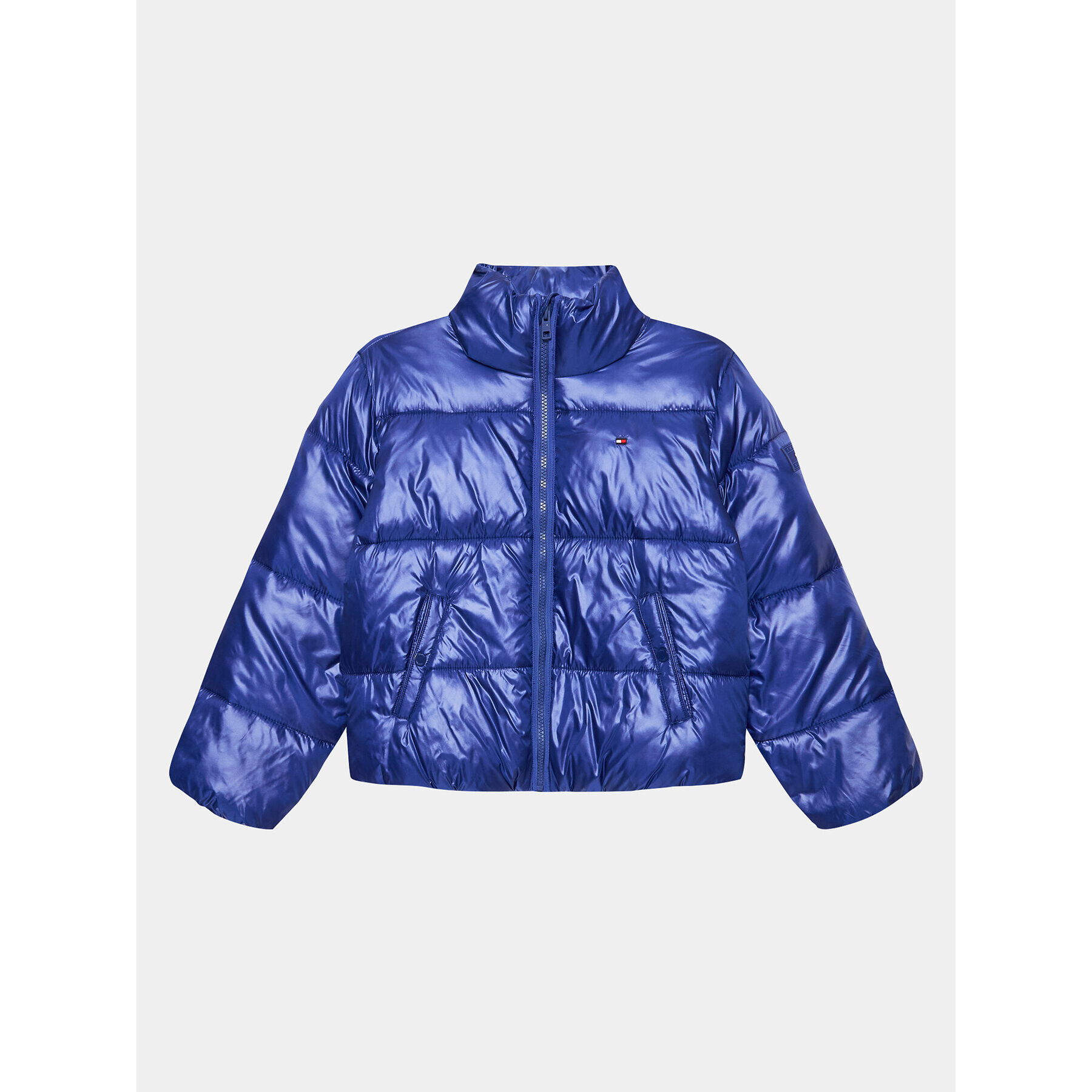 Tommy Hilfiger Пухено яке KG0KG07392 D Син Regular Fit - Pepit.bg