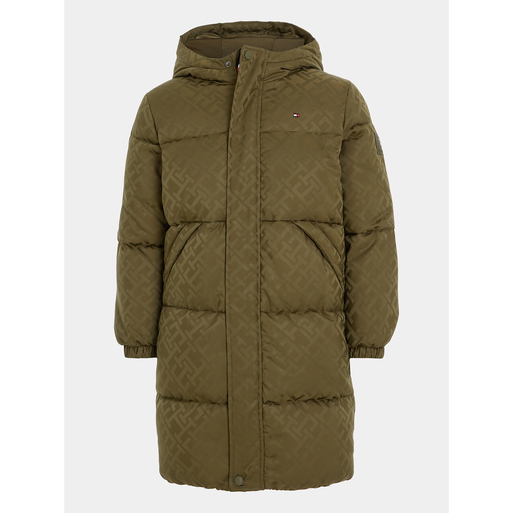 Tommy Hilfiger Пухено яке KS0KS00524 Зелен Relaxed Fit - Pepit.bg
