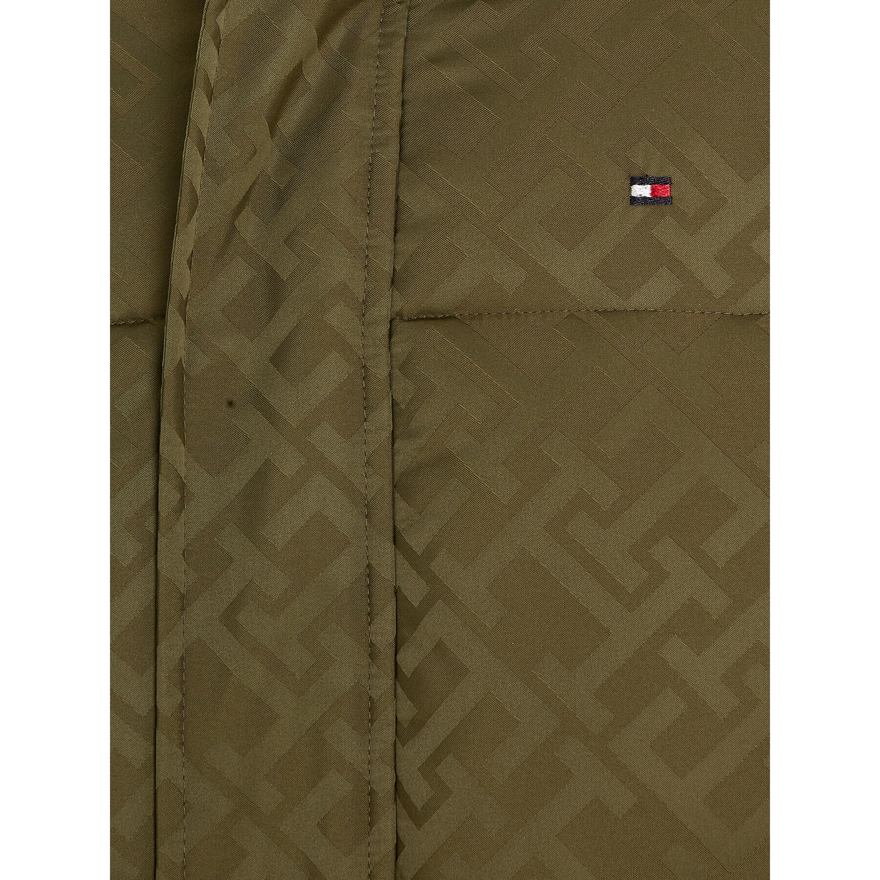 Tommy Hilfiger Пухено яке KS0KS00524 Зелен Relaxed Fit - Pepit.bg