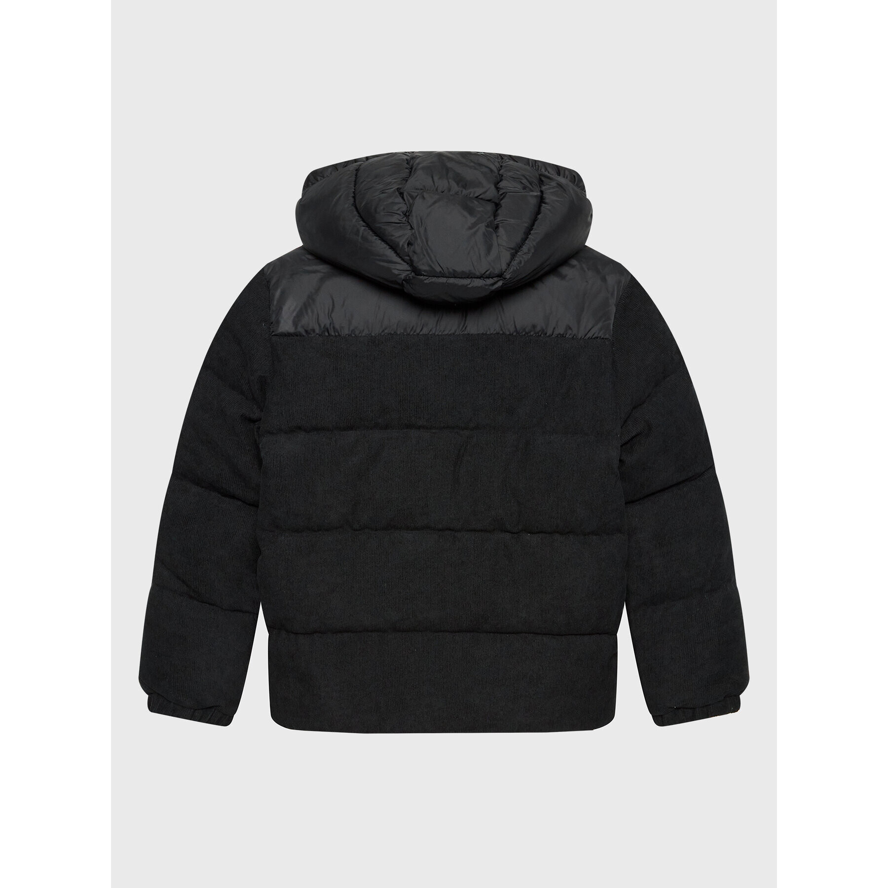 Tommy Hilfiger Пухено яке Mixed Media KB0KB07815 D Черен Regular Fit - Pepit.bg