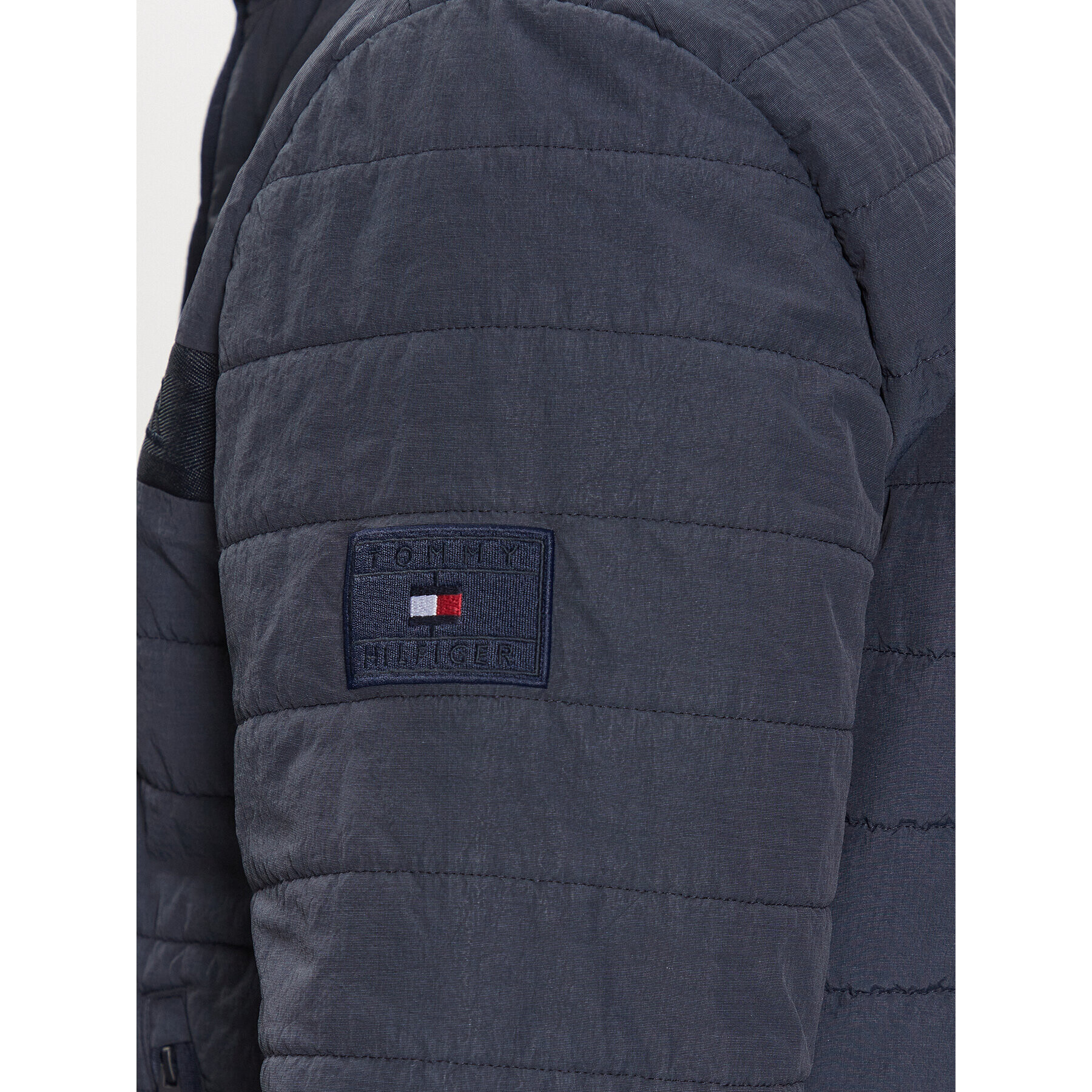 Tommy Hilfiger Пухено яке MW0MW31639 Тъмносин Regular Fit - Pepit.bg