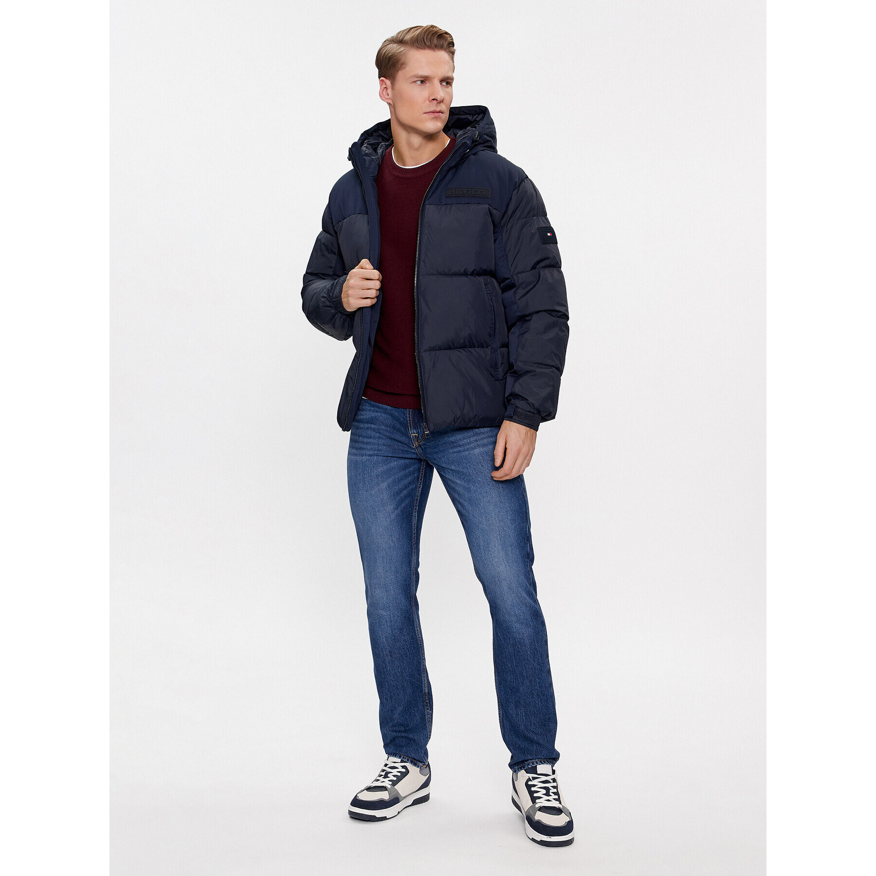 Tommy Hilfiger Пухено яке New York MW0MW32771 Тъмносин Regular Fit - Pepit.bg