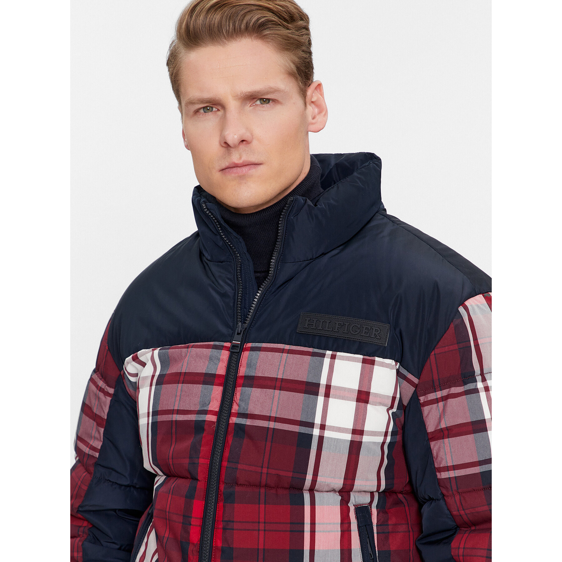 Tommy Hilfiger Пухено яке New York MW0MW33432 Червен Regular Fit - Pepit.bg